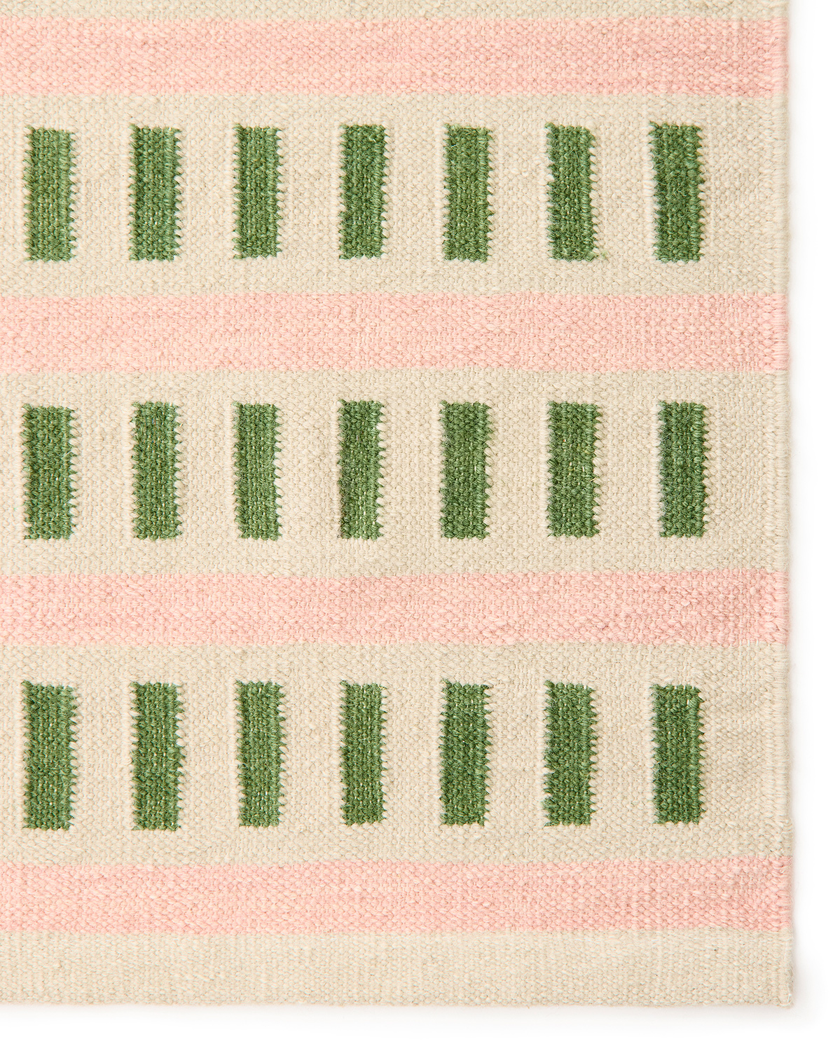 Chhatwal &amp; Jonsson Ladakh Ullmatta Off White/Cactus Green/Dusty Pink 180x270
