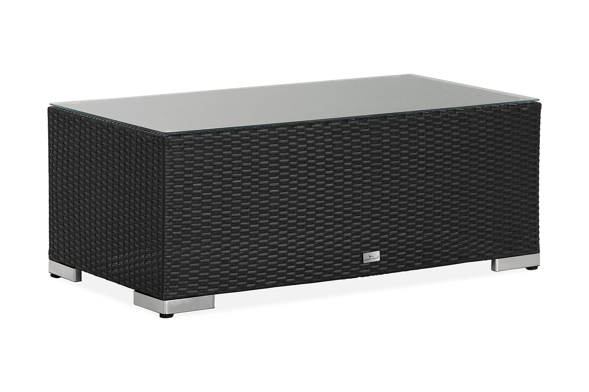 Nordic Outdoor - Bora Salongbord Svart 113cm - Sofabord og Sidebord Utendørs