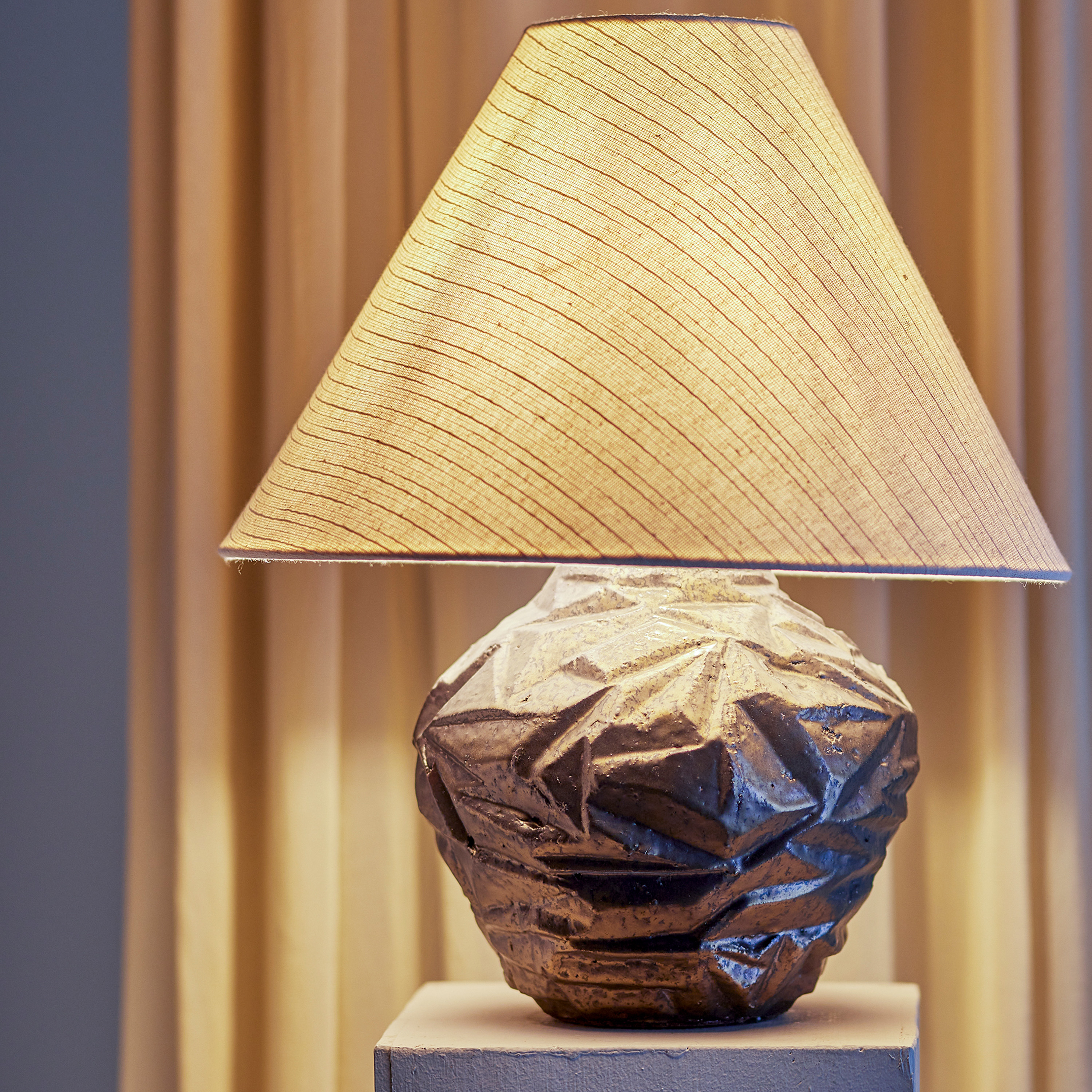 Bloomingville Carolla Bordlampe Brown 49cm