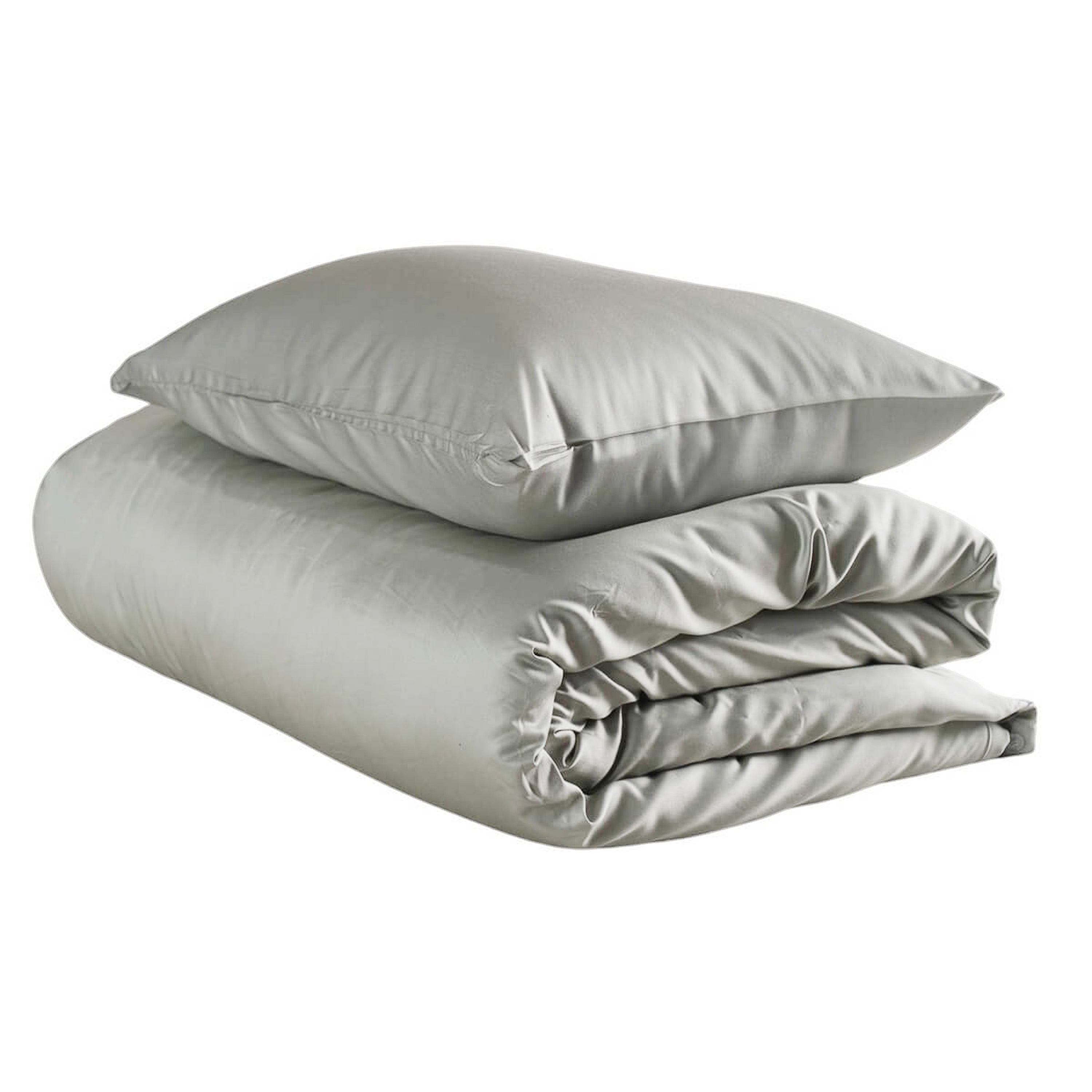 2-del Påslakanset Bambu Grön Enkel