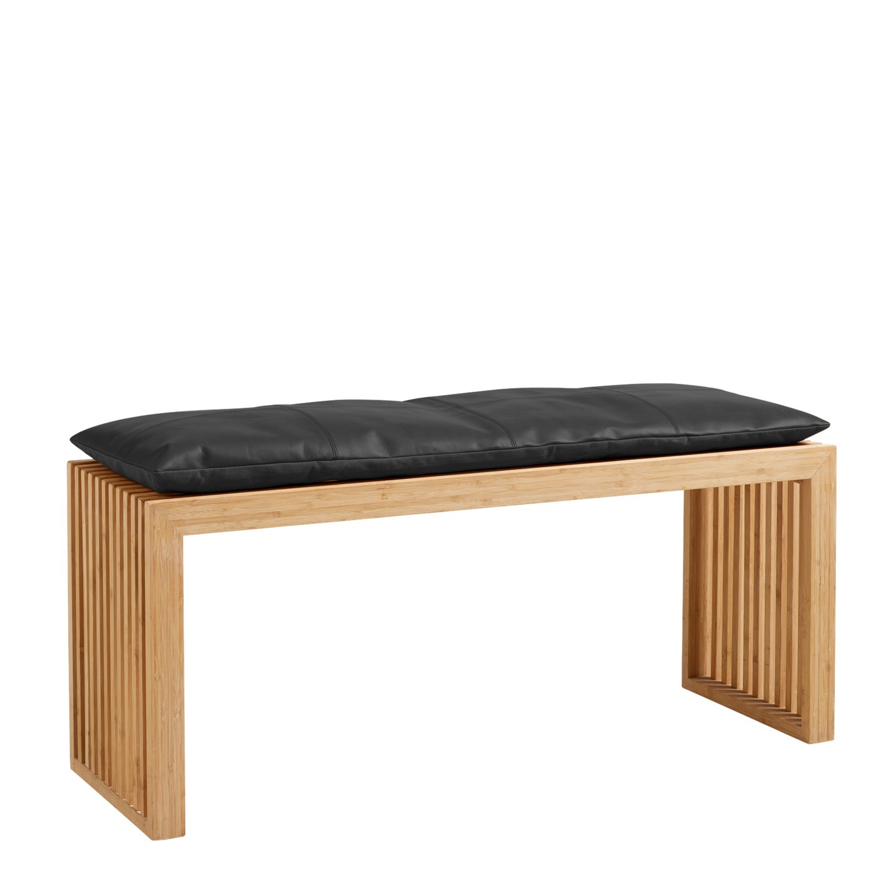 Cinas - Rib Benk Bambus/Svart 104cm - Benker