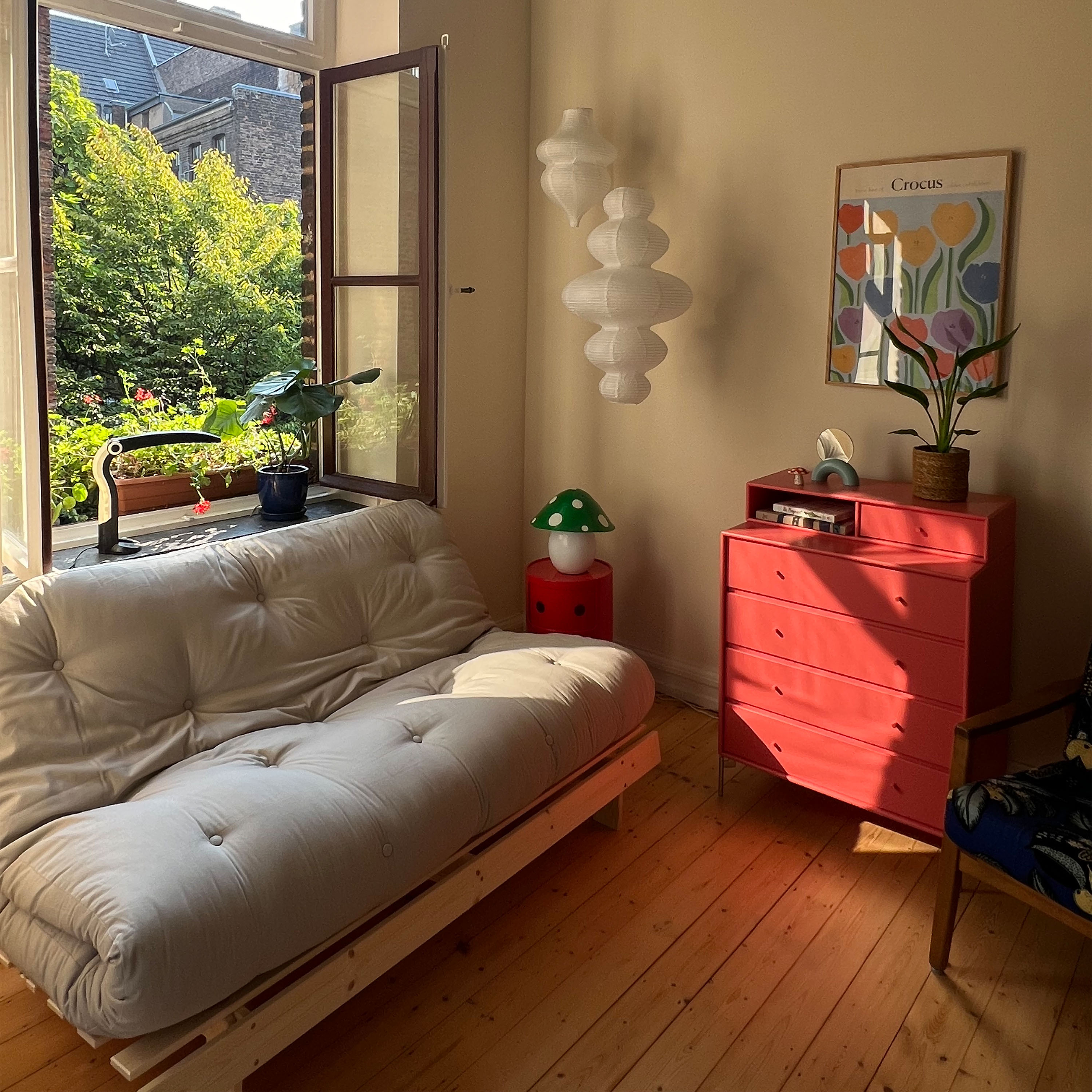 Karup Design Roots Bäddsoffa Natur/Beige 140cm