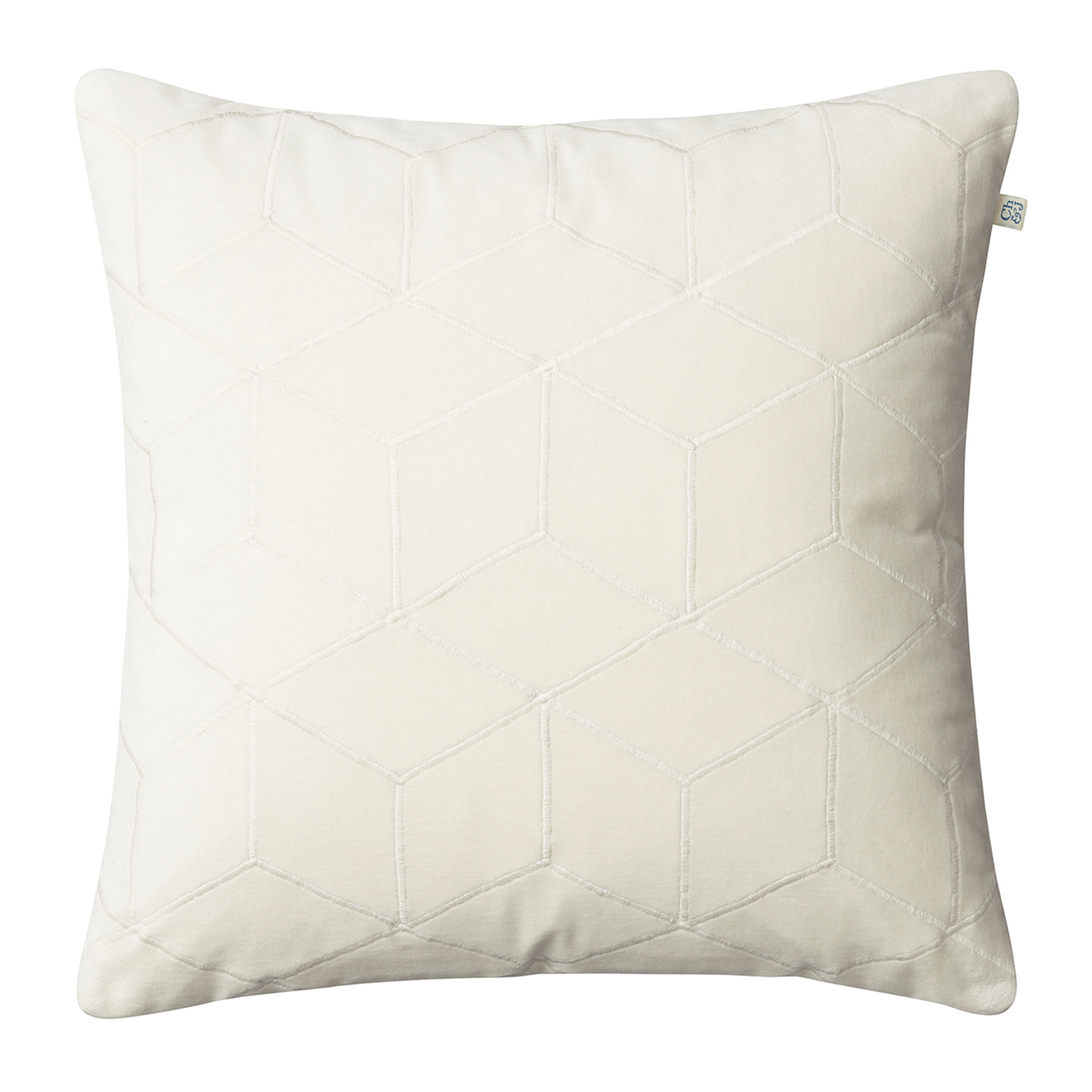 Vir Kuddfodral Sammet Ivory 50x50