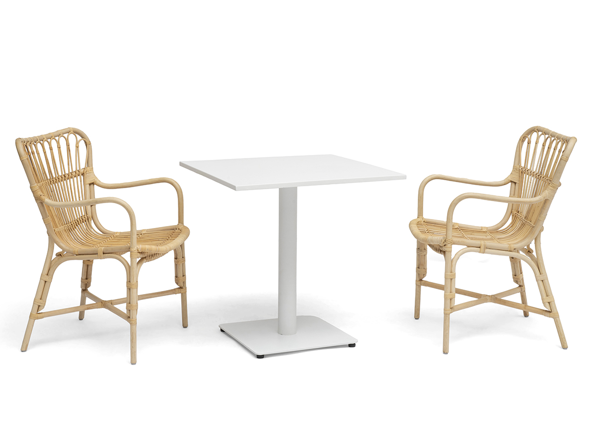 Hillerstorp Näsby Sohvapöytä Valkoinen 70x70