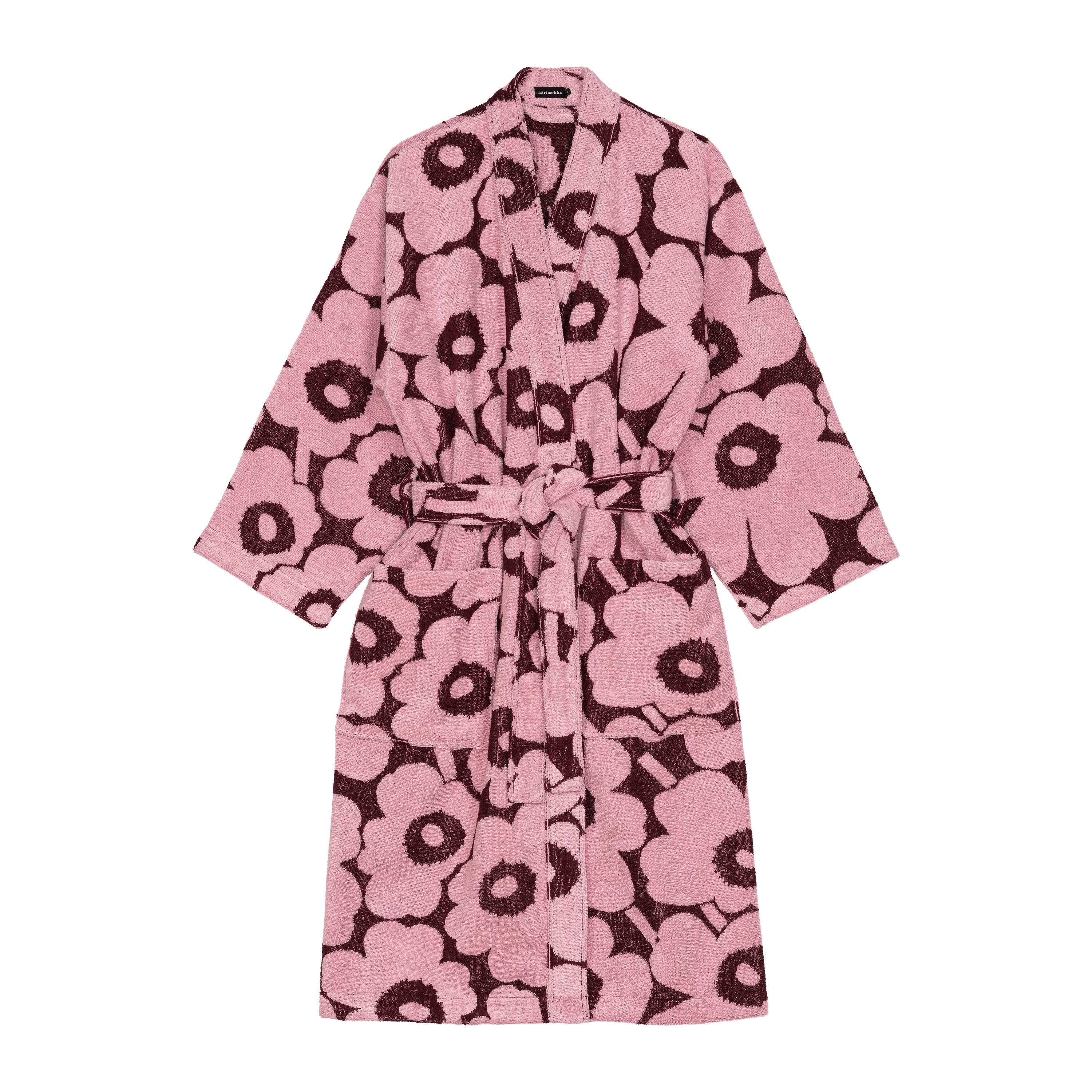 Pieni Unikko Morgonrock Plum/Pink Medium