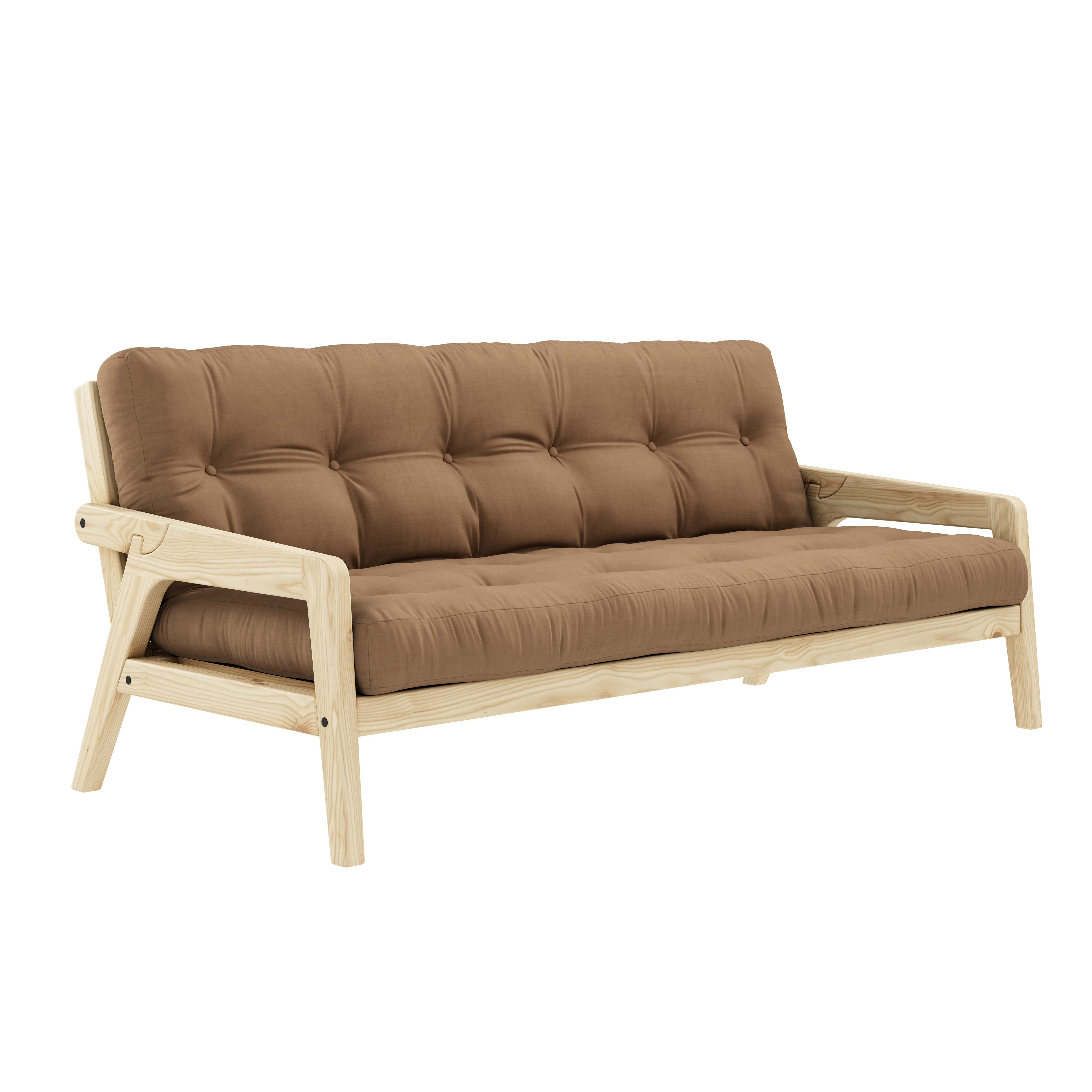 Grab Bäddsoffa Natur/Mocca 204cm