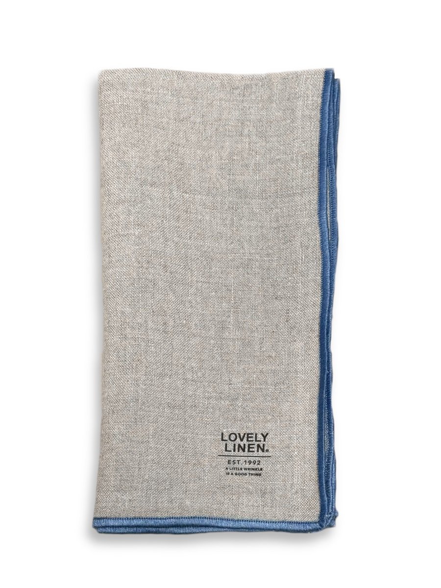 Grace Servett Beige/Blue 42x42 4-pack