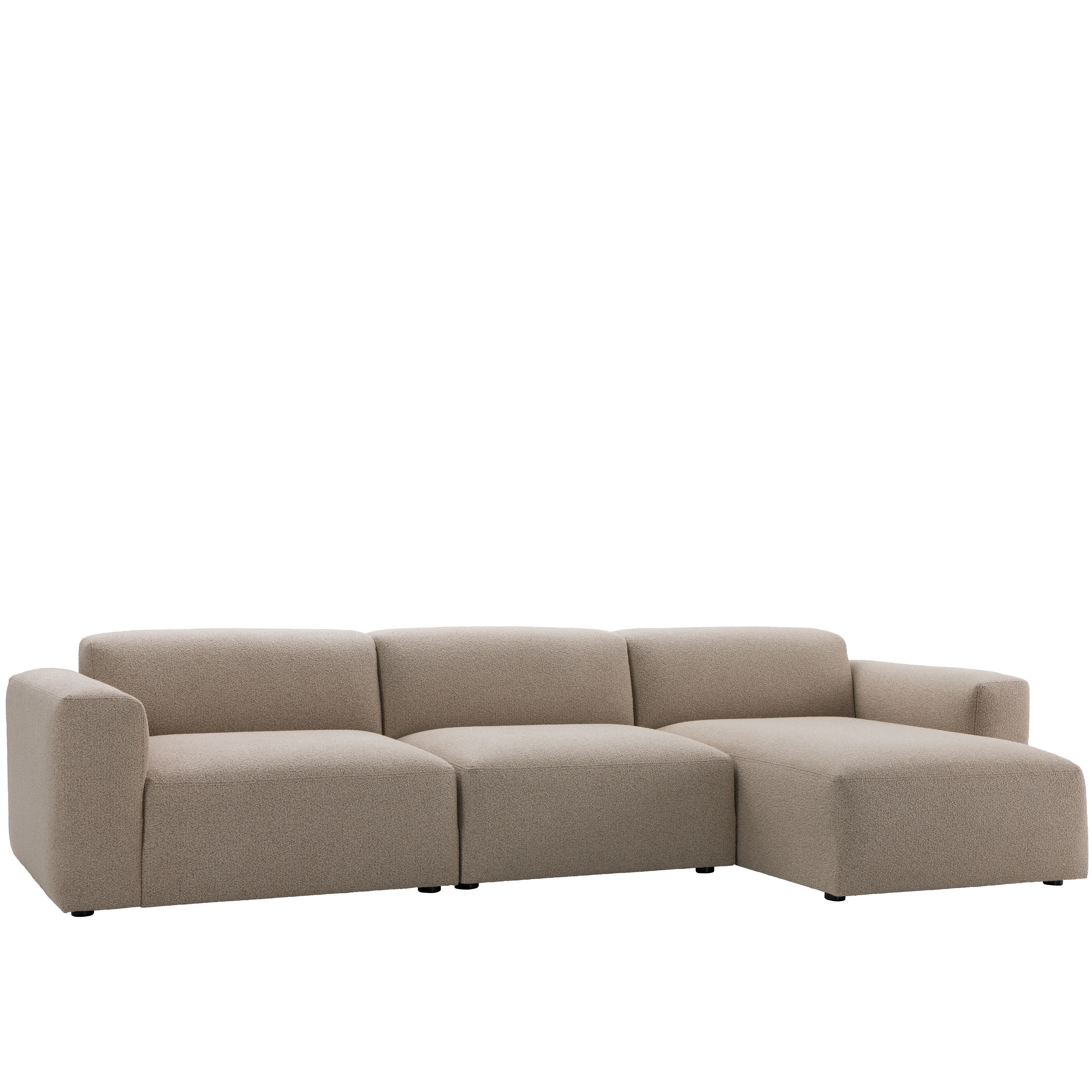 Thalia 4-seters Divansofa Høyre Light Brown 325cm