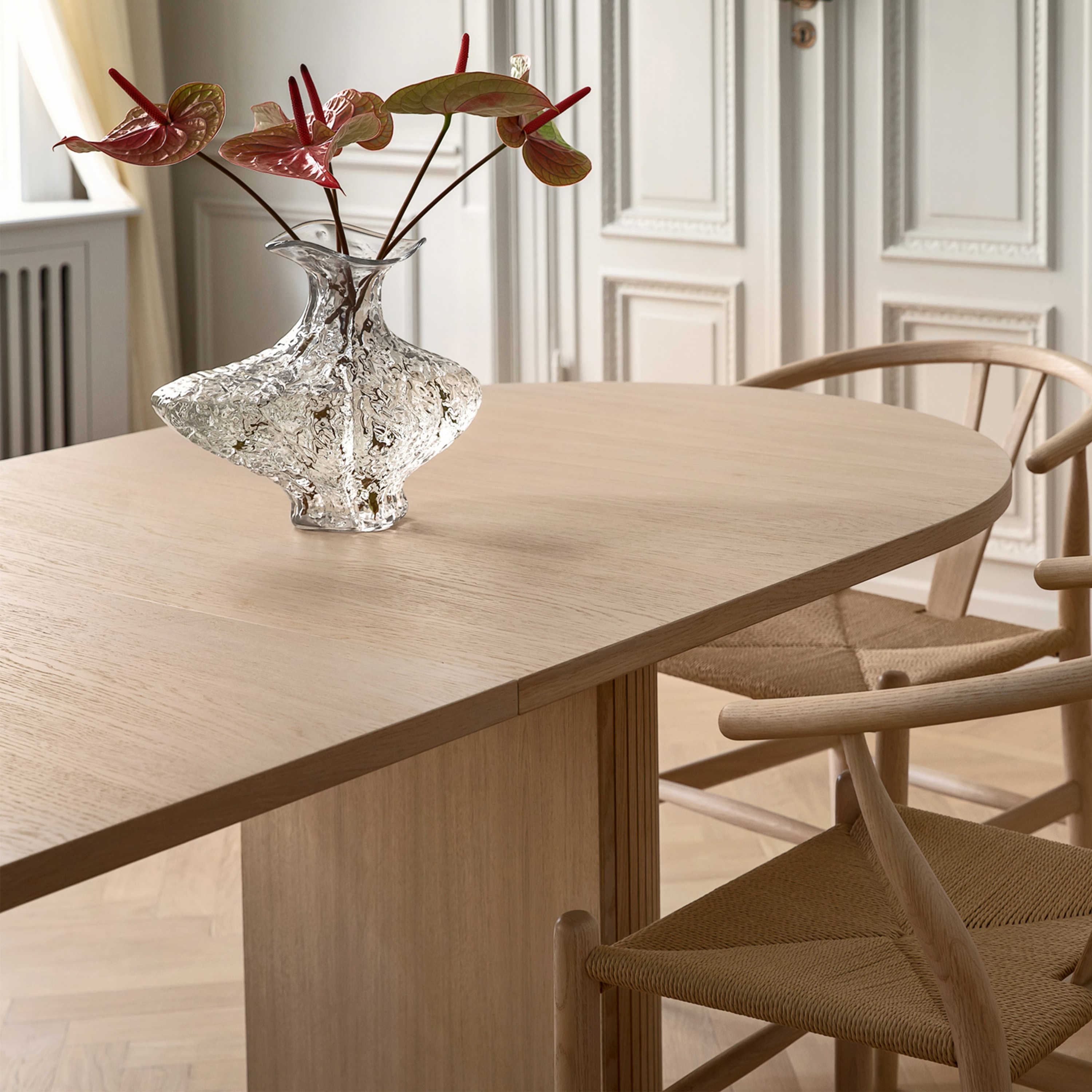 Sleepo Collection Bauer Matbord Vitoljad Ek 220+50