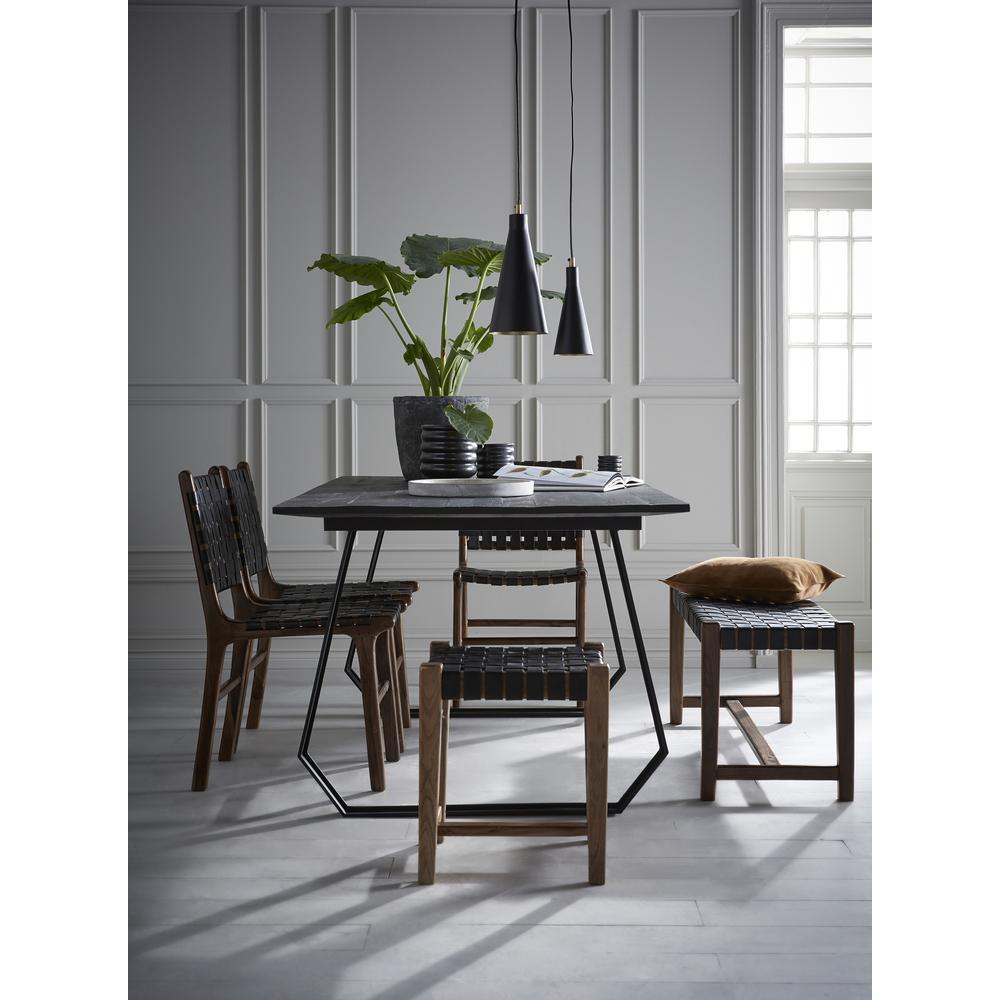 Wikholm Form Porto Bänk Cognac 118cm