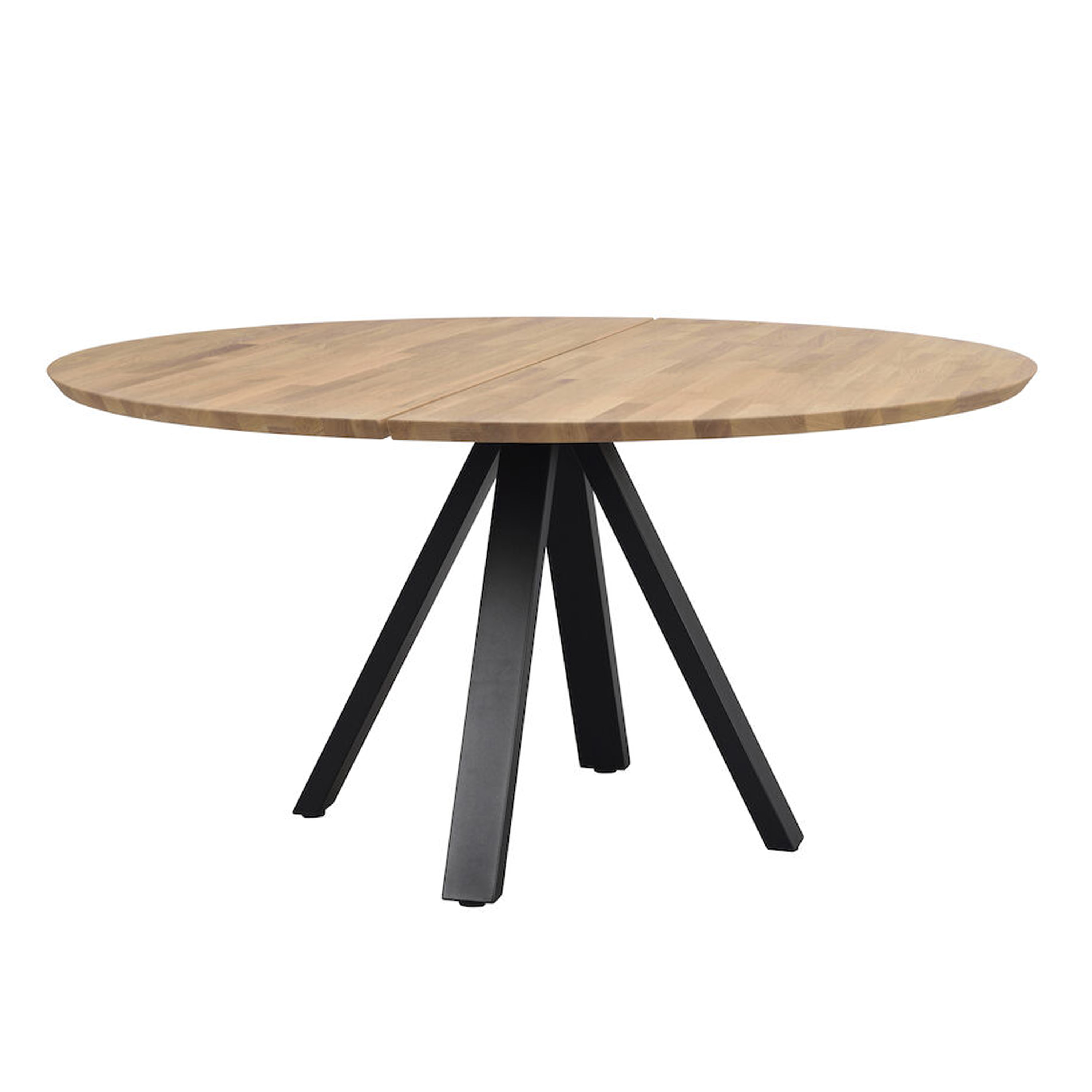 Rowico Home Carradale Matbord Ek/Svart Ø150