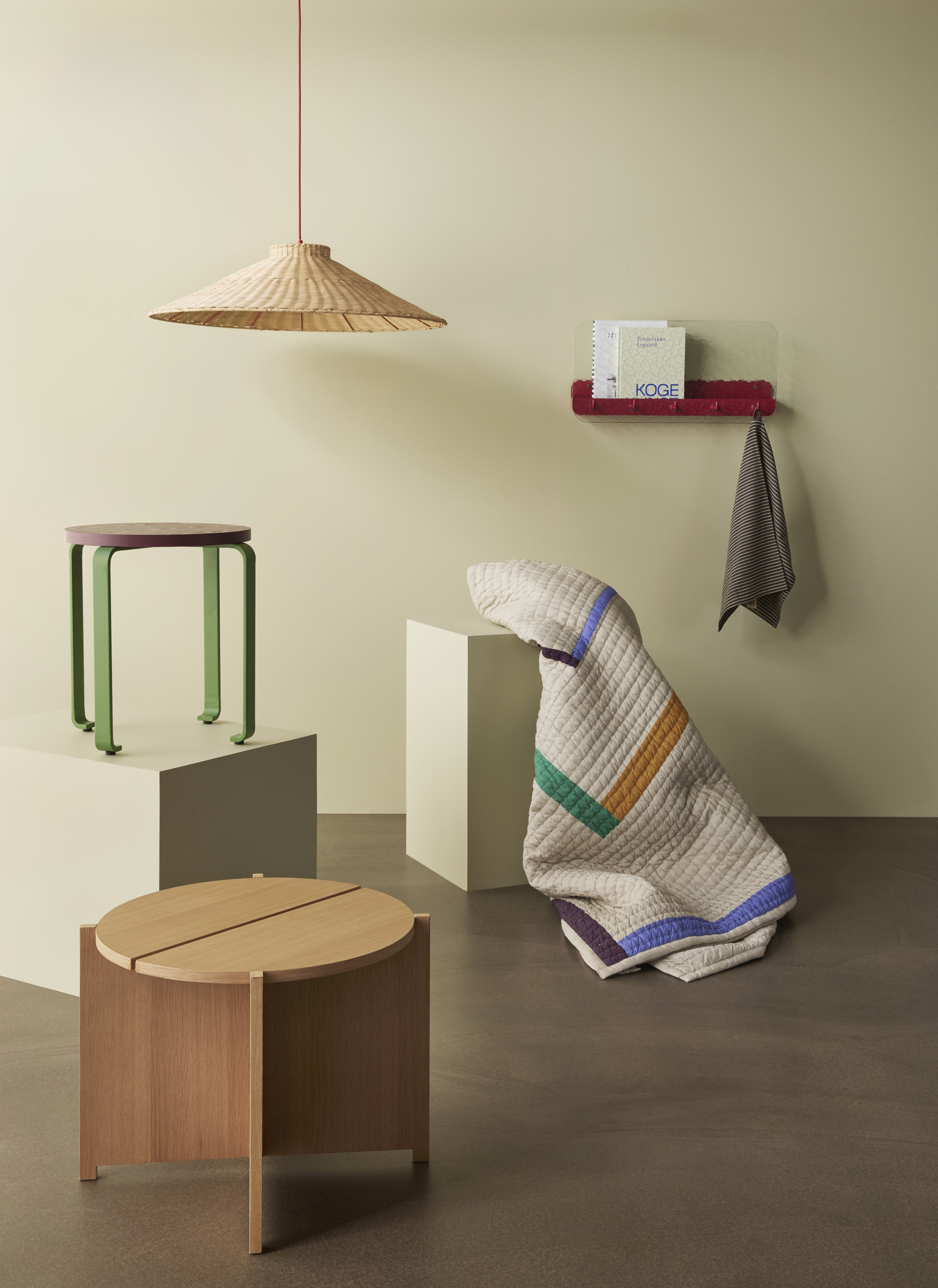 Hübsch Dash Seitentisch Natur Ø55