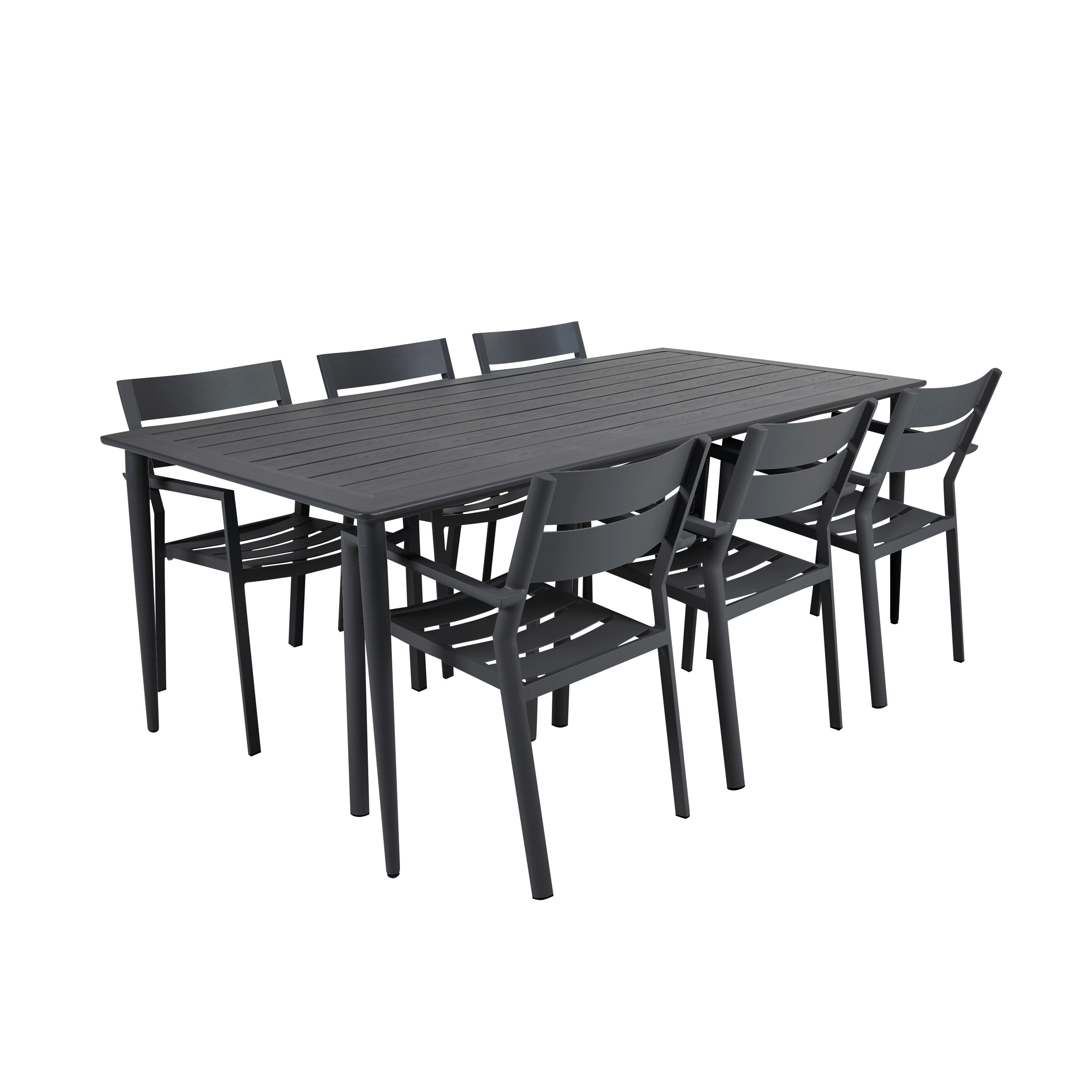 Brafab Nimes Matbord Antracit 200x98cm