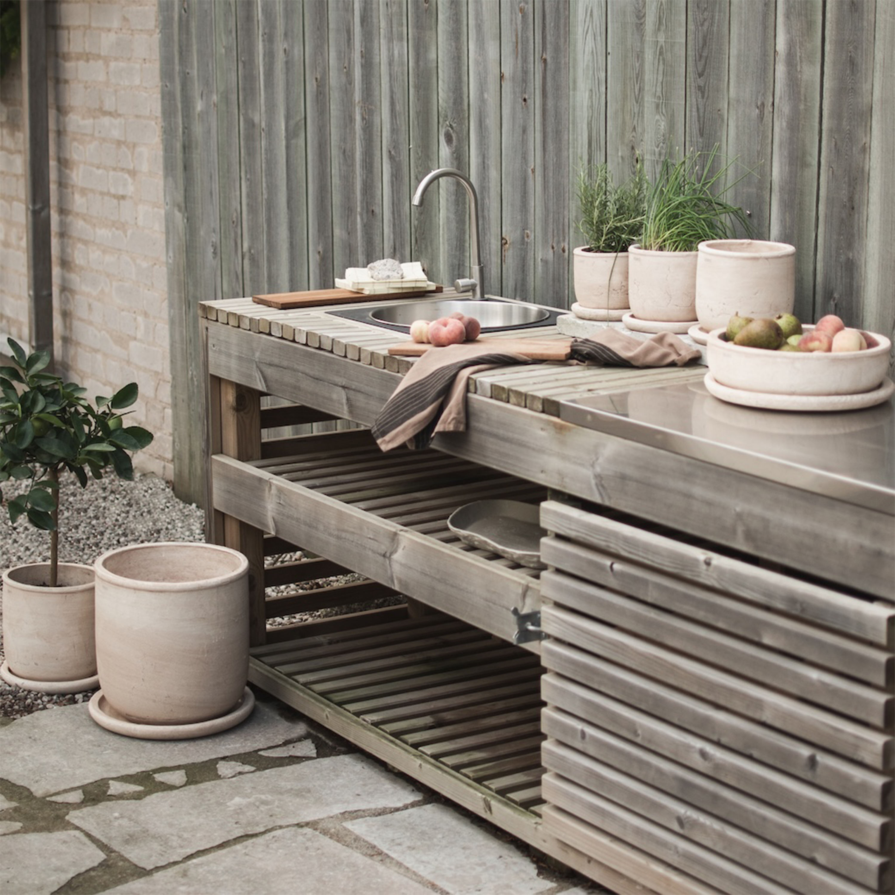 House Doctor Terra Kruka Sand Ø18