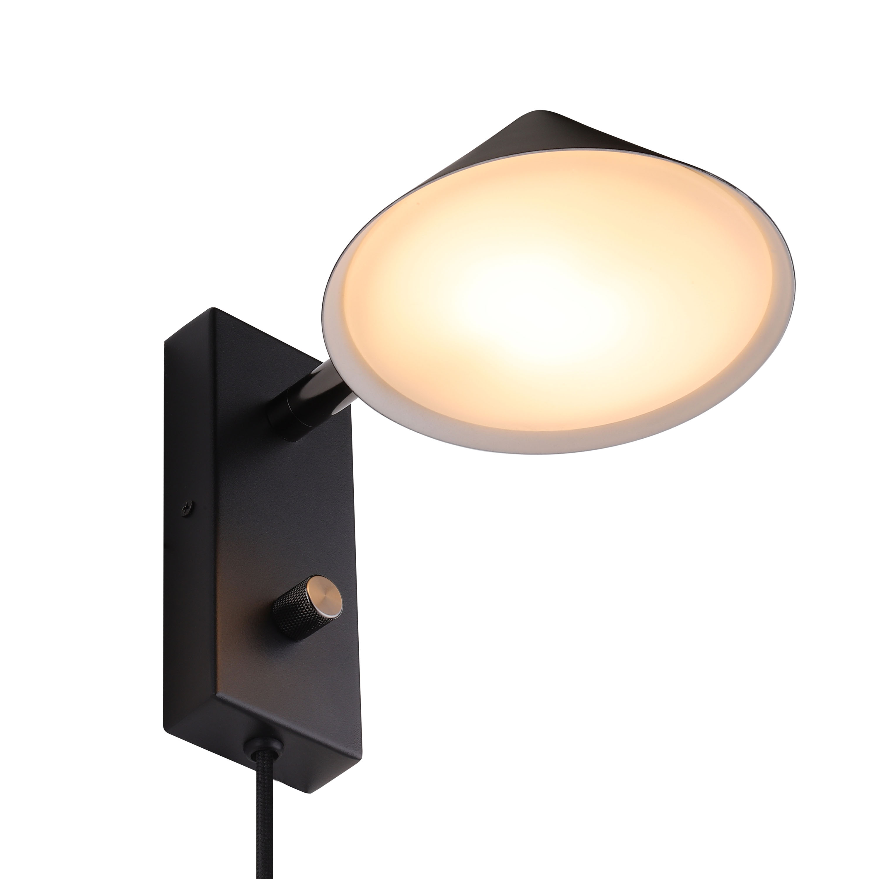 Watt &amp; Veke Kuro Wandleuchte Black 16cm