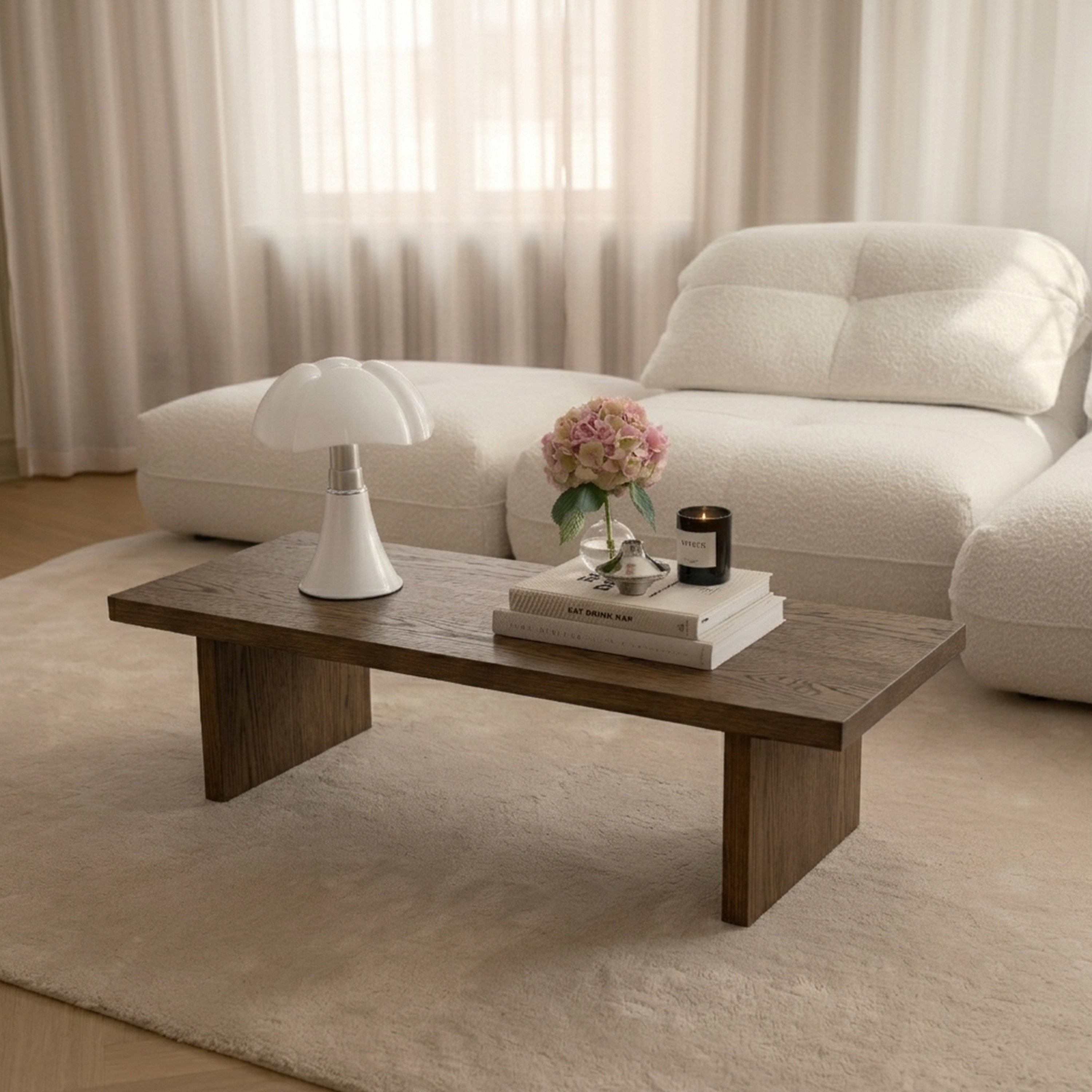 Sleepo Collection Kaia Soffbord Brunbetsad Ek 130cm