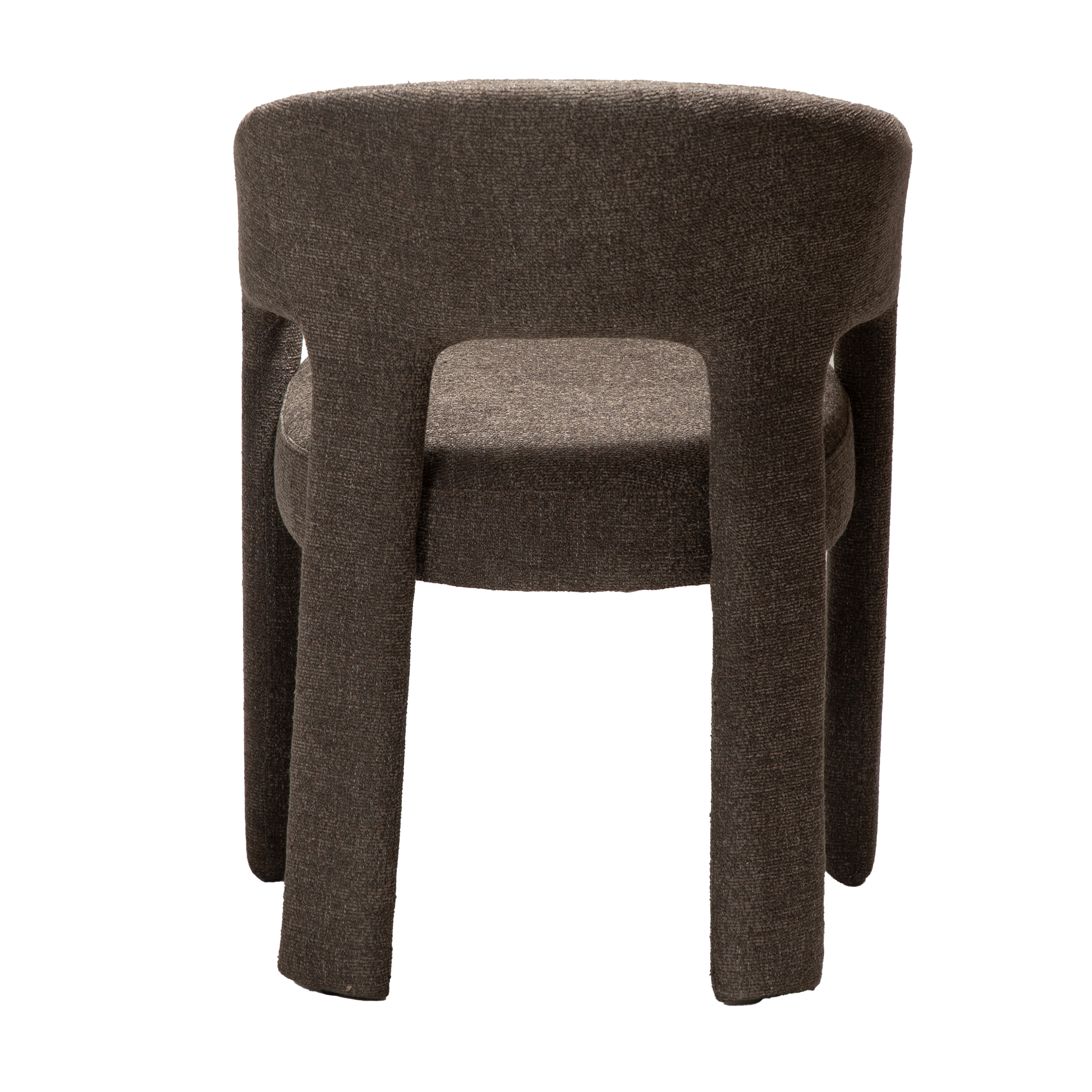 Dan Form Splendor Tuoli Major Ruskea Bouclé