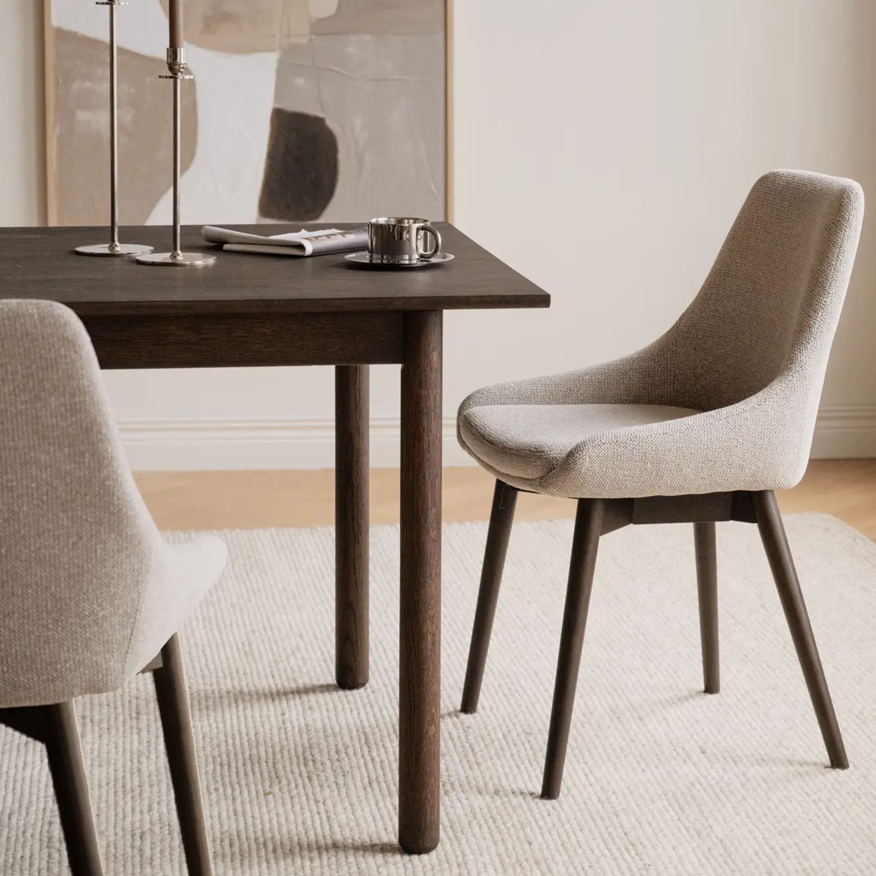 Rowico Home Denley Matstol Ljusbeige/Brun