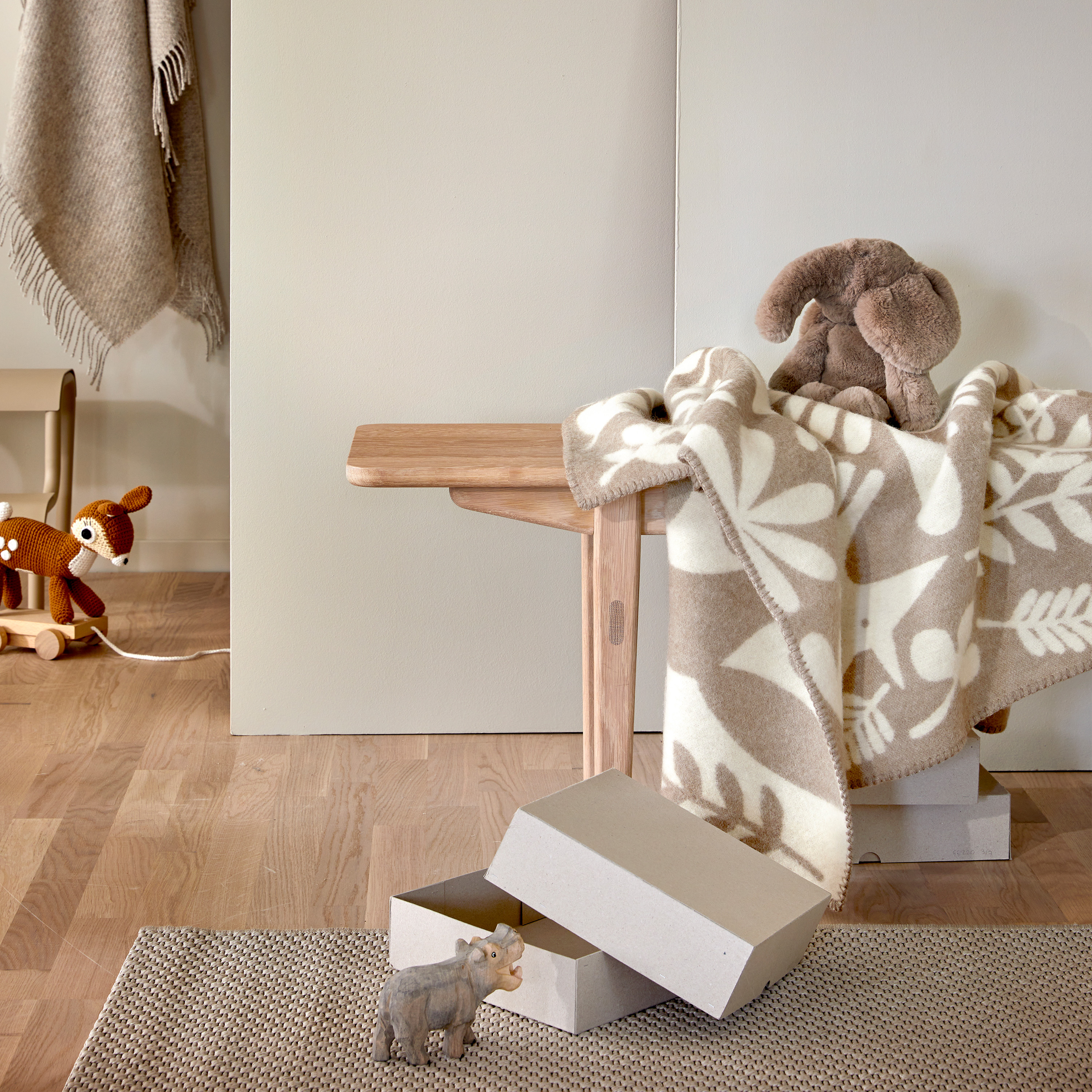 Høie Skattekammer Pledd Beige