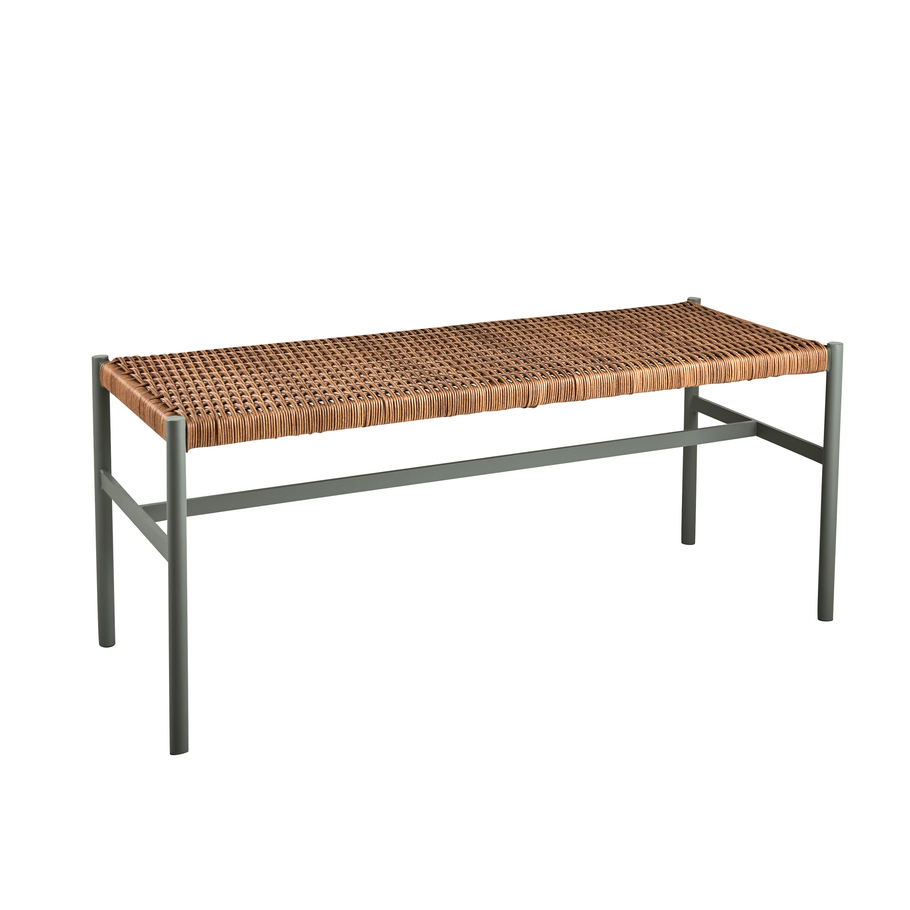 DK Bänk Dusty Green/Natur