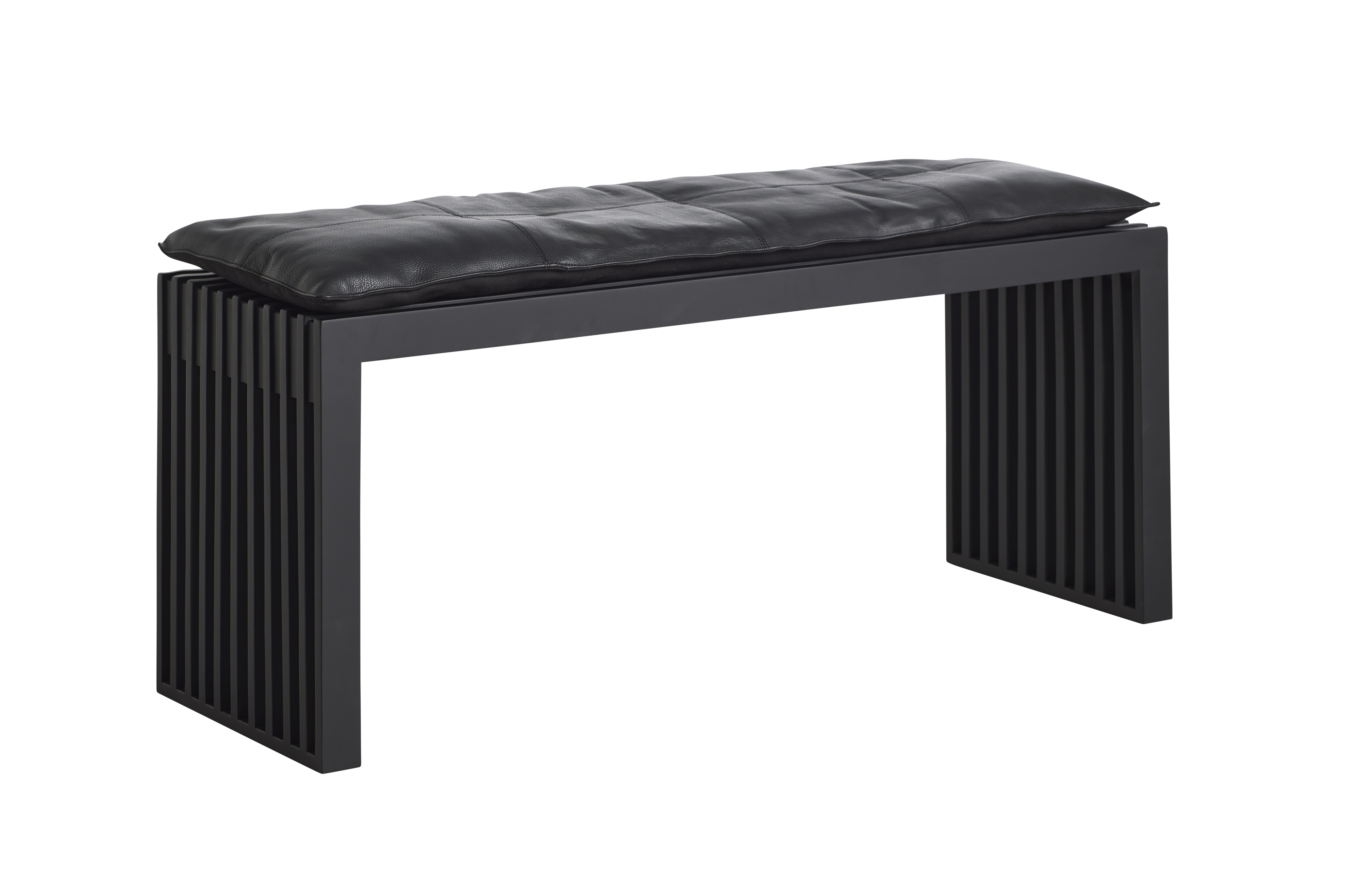 Rib Bank Schwarz/Schwarz 104cm