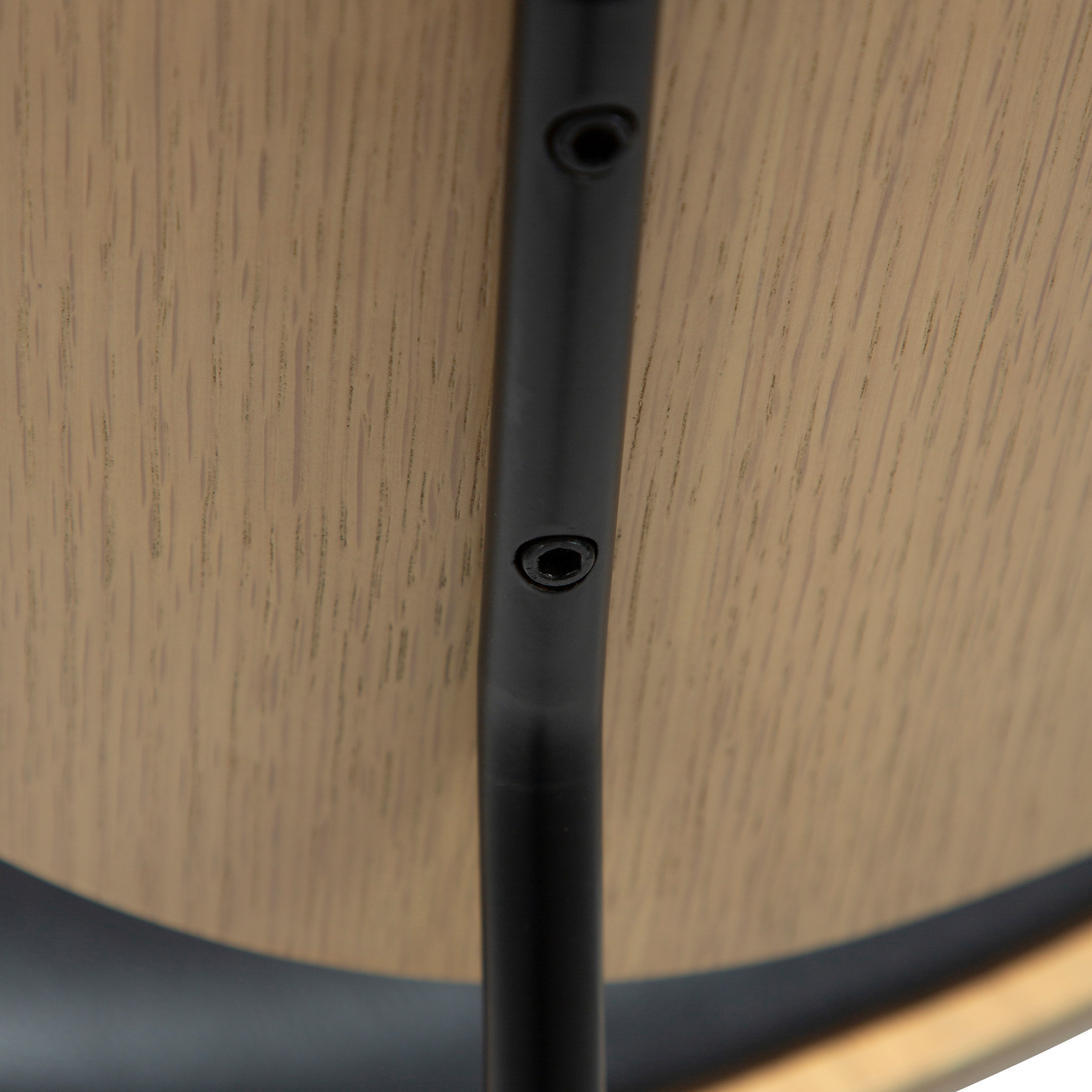 Dan Form Clementina Ruokatuoli Musta/Valkolakattu Tammi