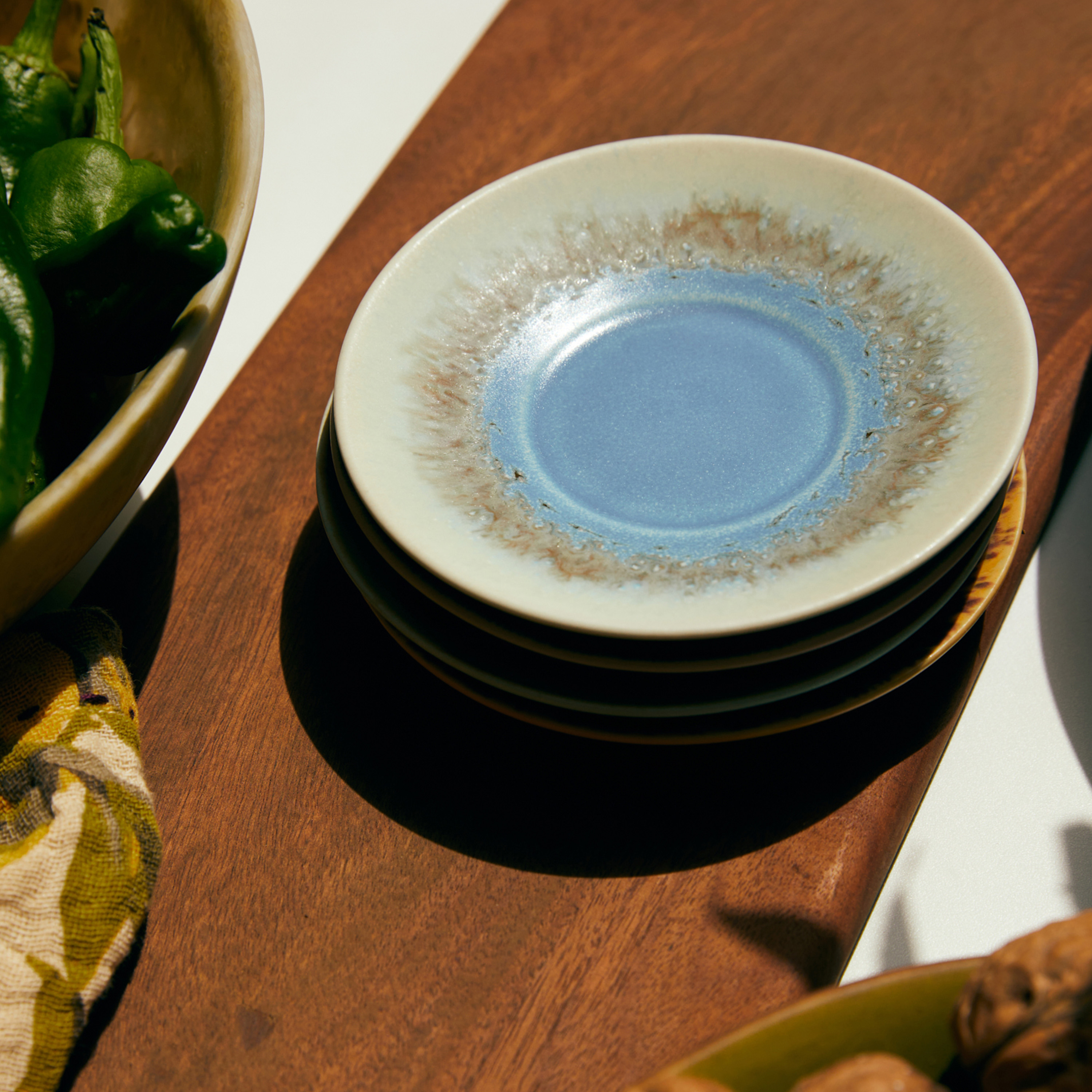 HKliving 70s Ceramics Asjett Ocean 4-pack