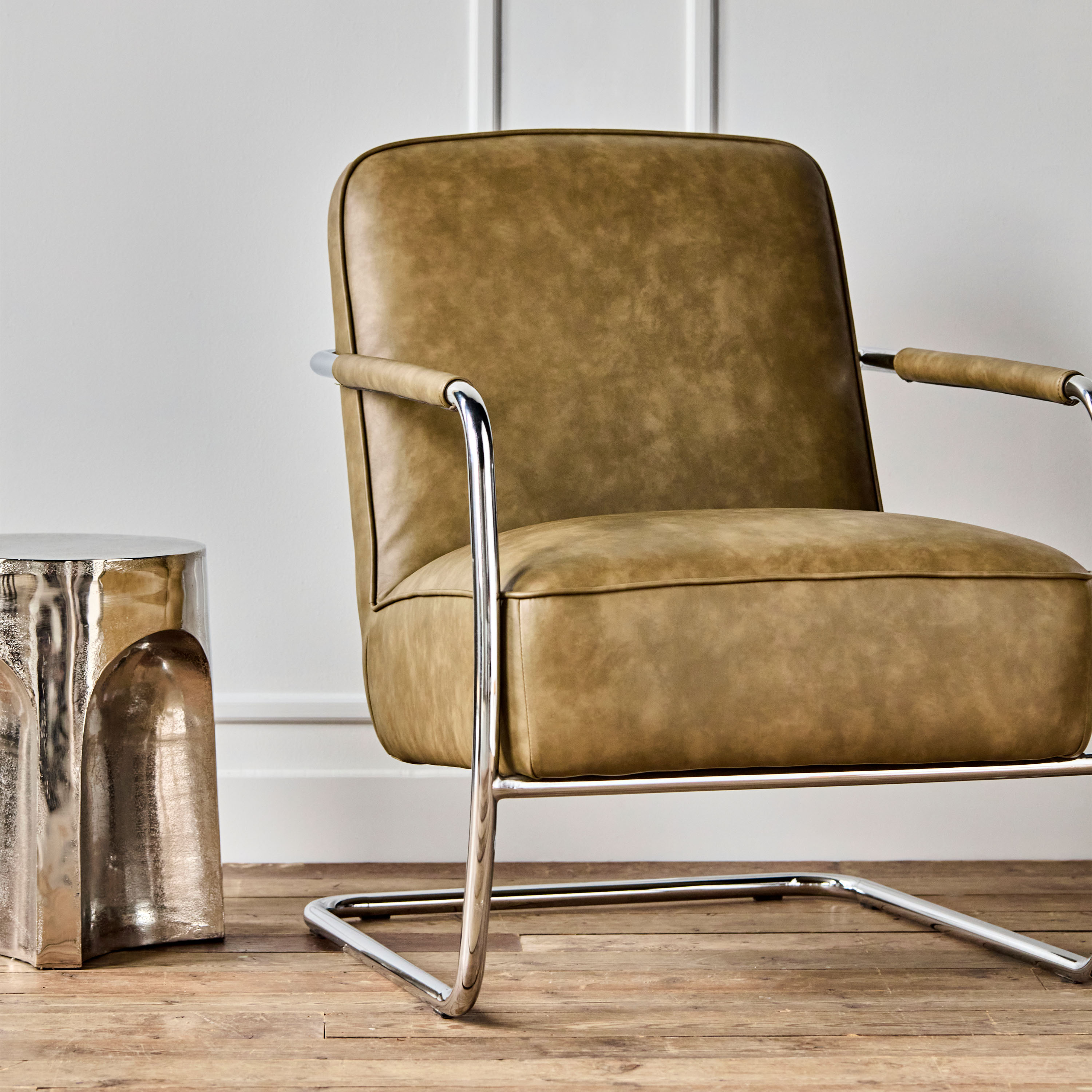 House Doctor Comma Lounge-tuoli Khaki