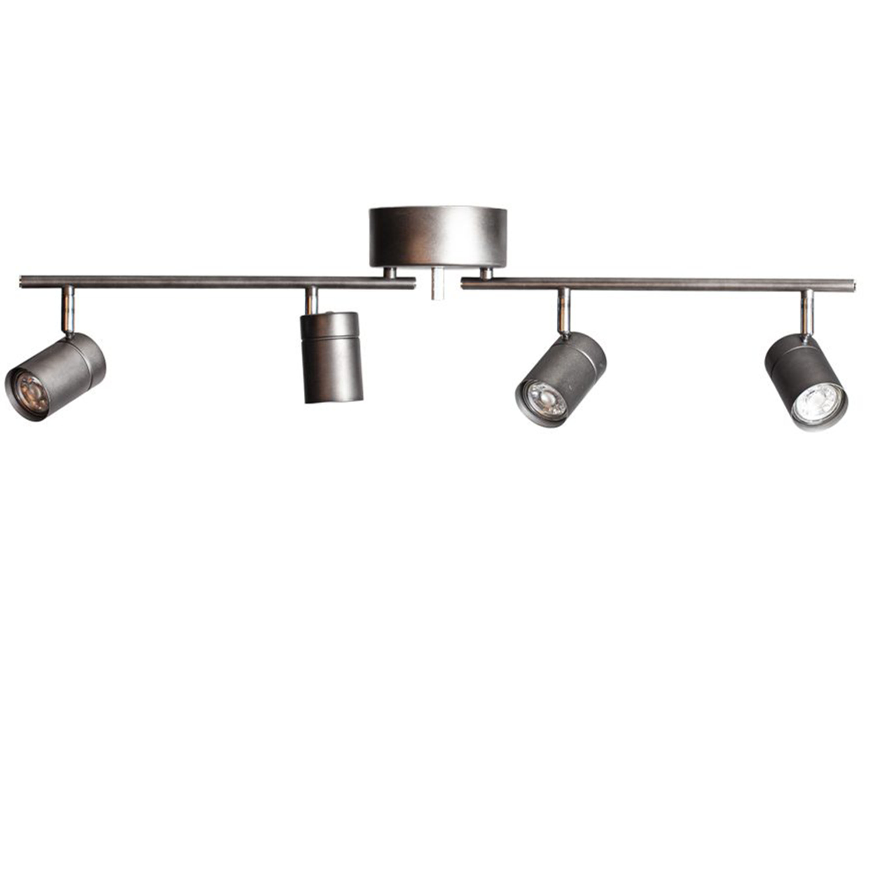 Correct 4 lights Spotlight Stålgrå