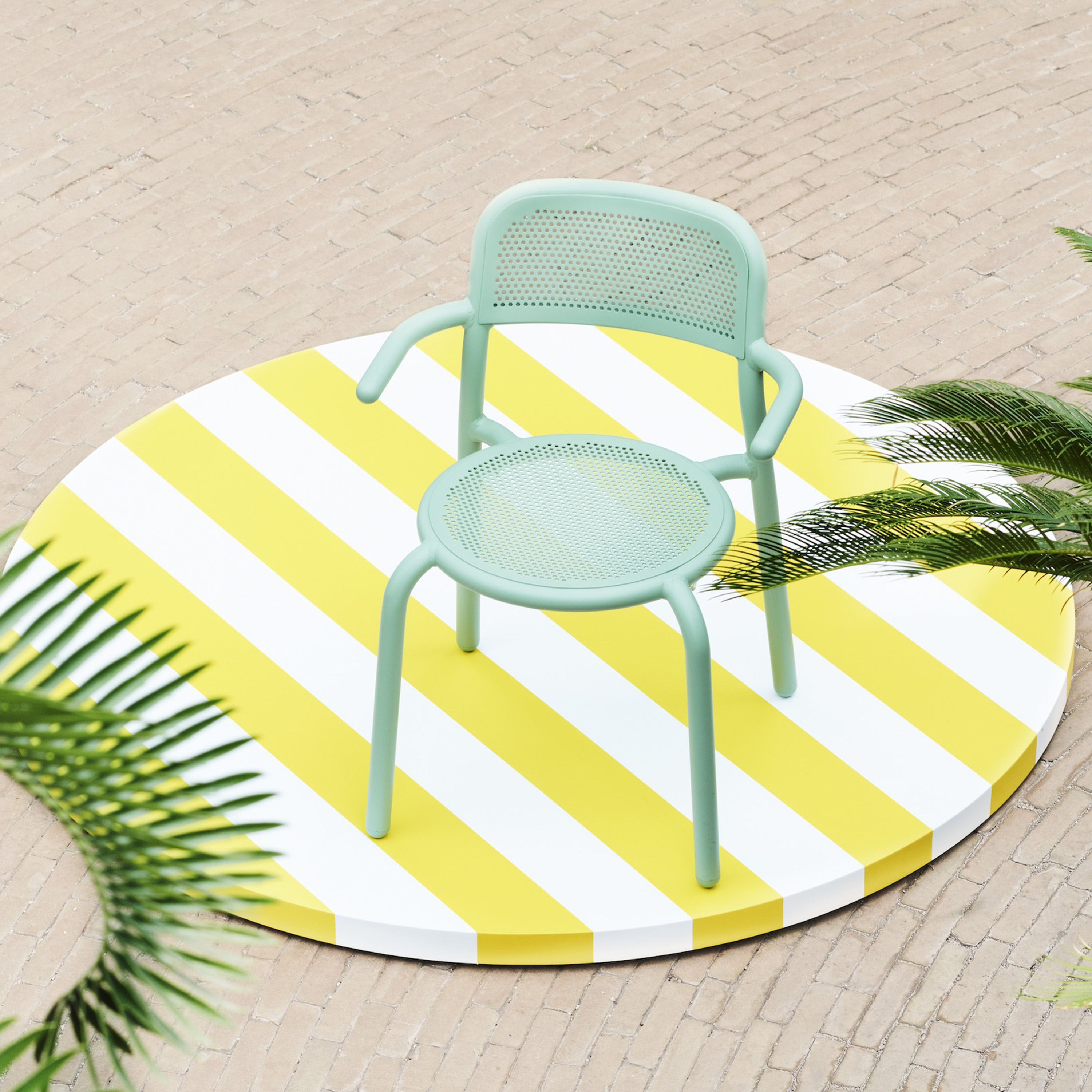 Fatboy Toni Käsinojallinen tuoli Mist Green 2-pakkaus