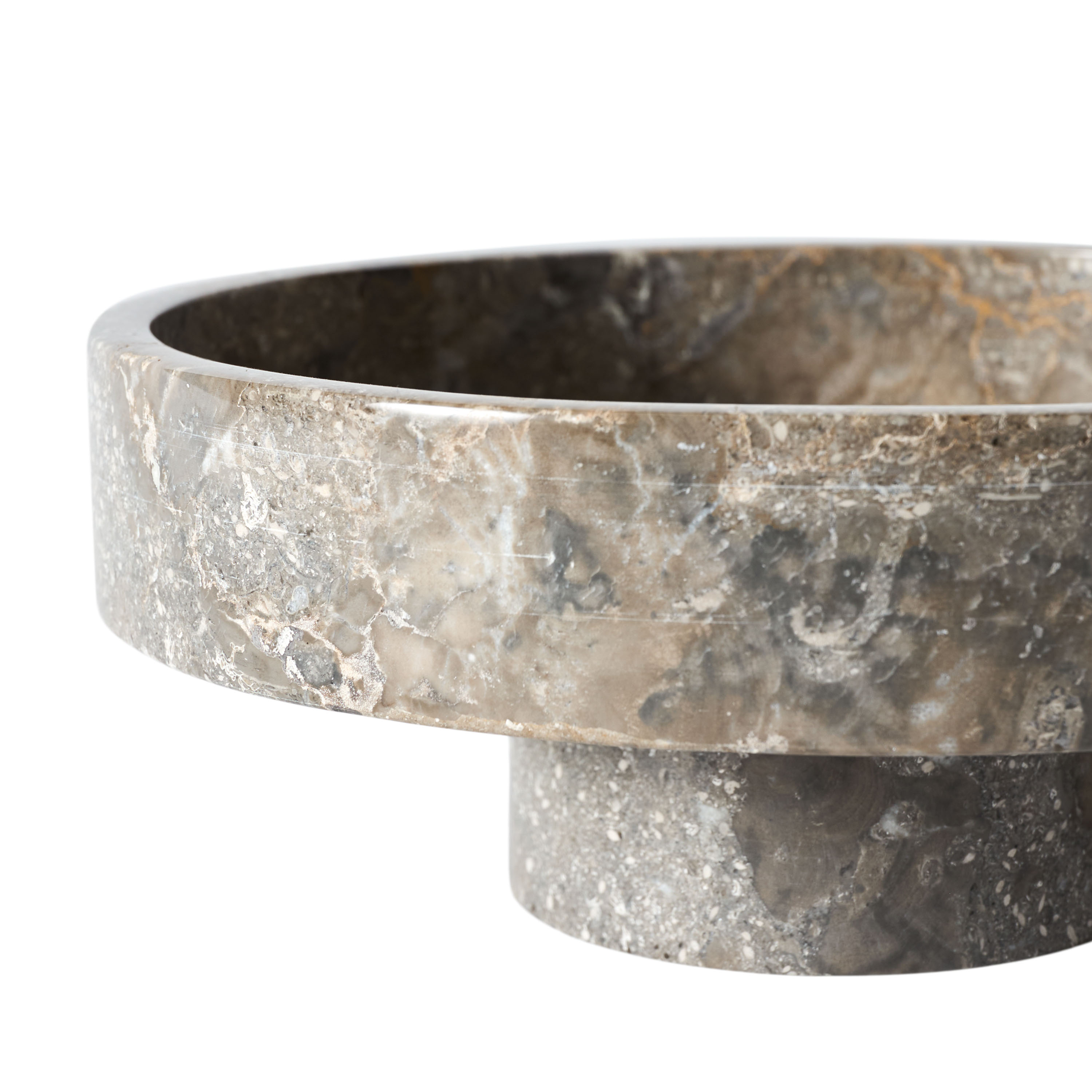 Muubs Dowa Skål på fot Grey/Brown 10cm