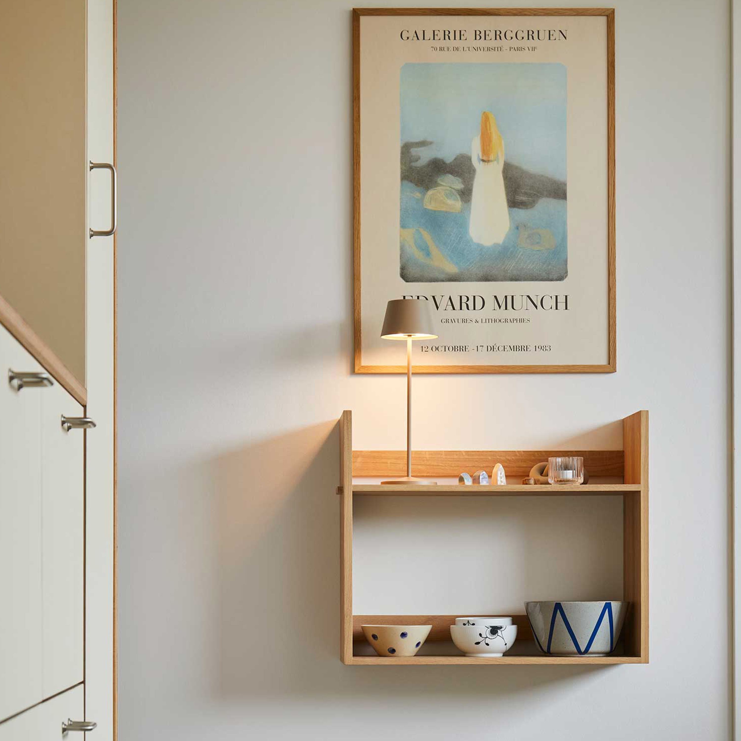 LOOM Design Modi Akku-Tischlampe Grey/Beige