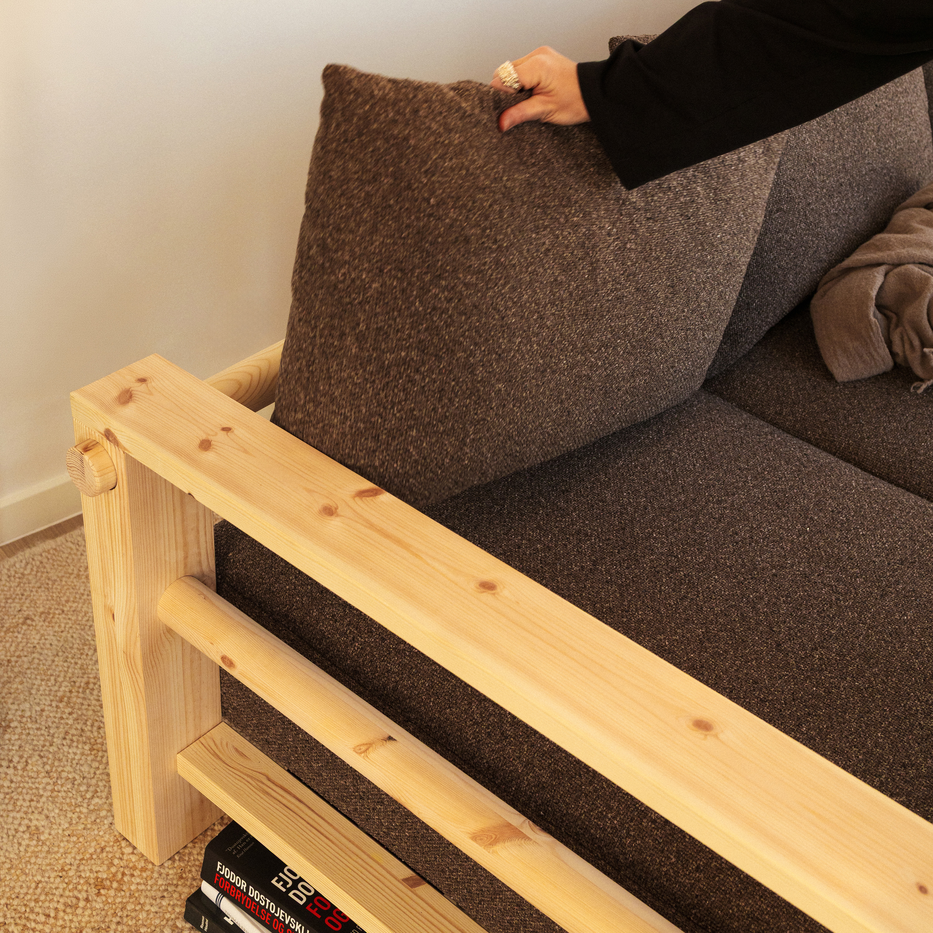 Karup Design Bare Bäddsoffa Raw/Mellow Brown