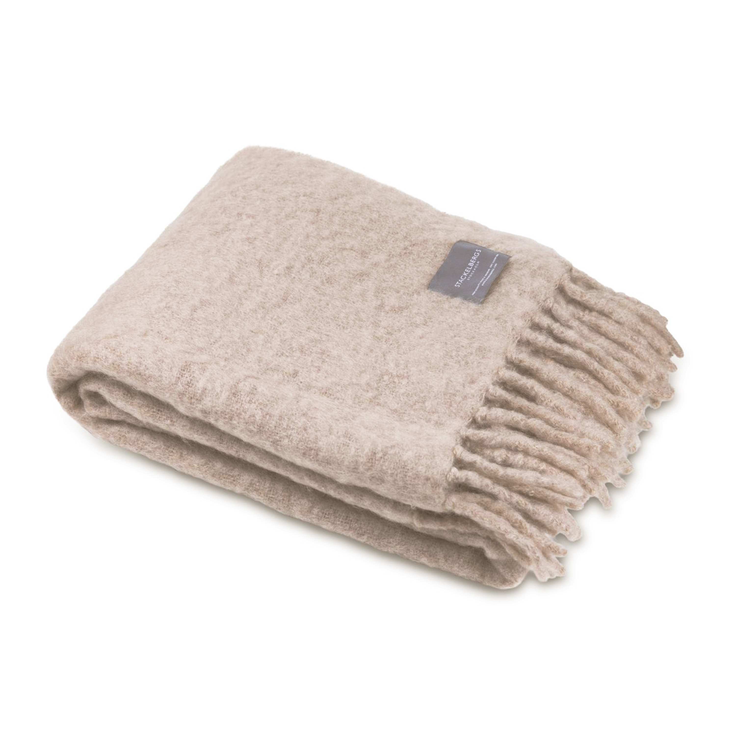 Luxury Kid Mohair Decke Light Taupe