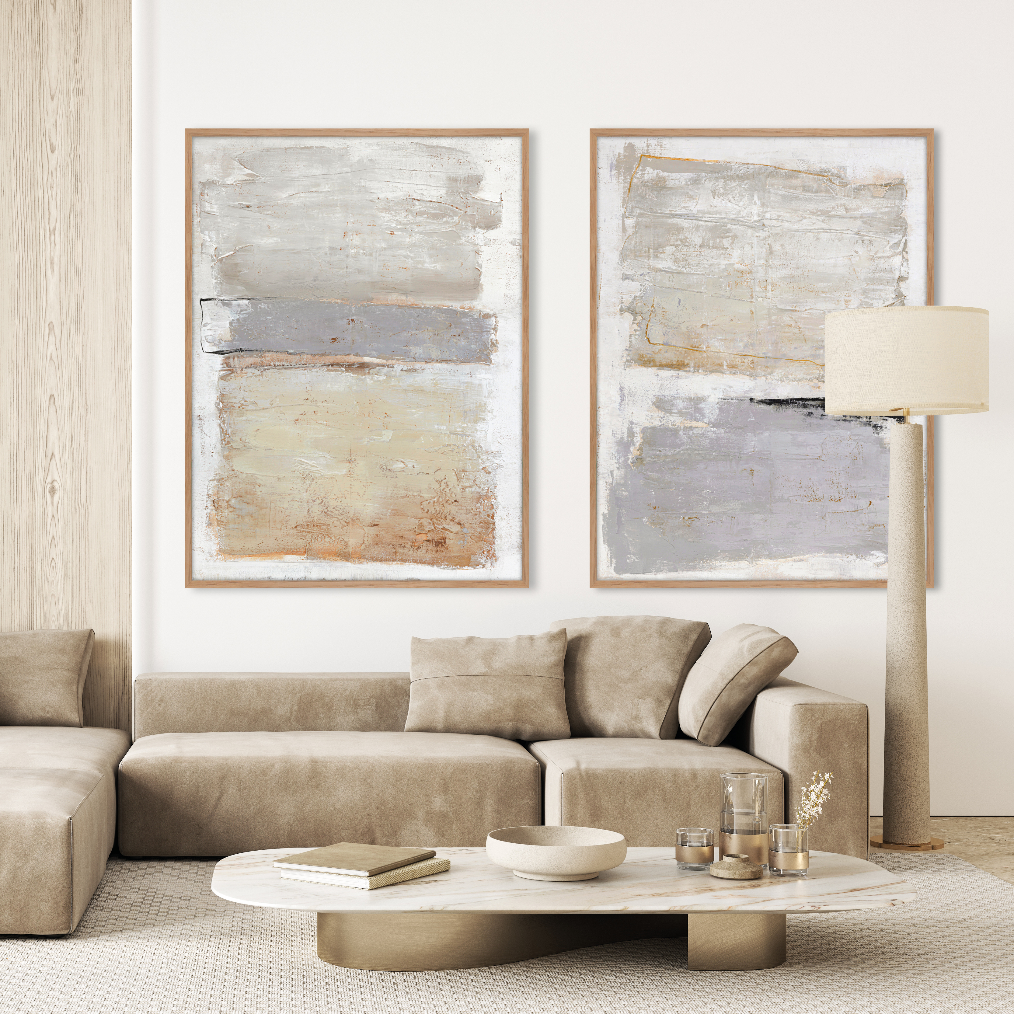 Malerifabrikken Scenario 2 Gemälde Eichenrahmen 90x120cm