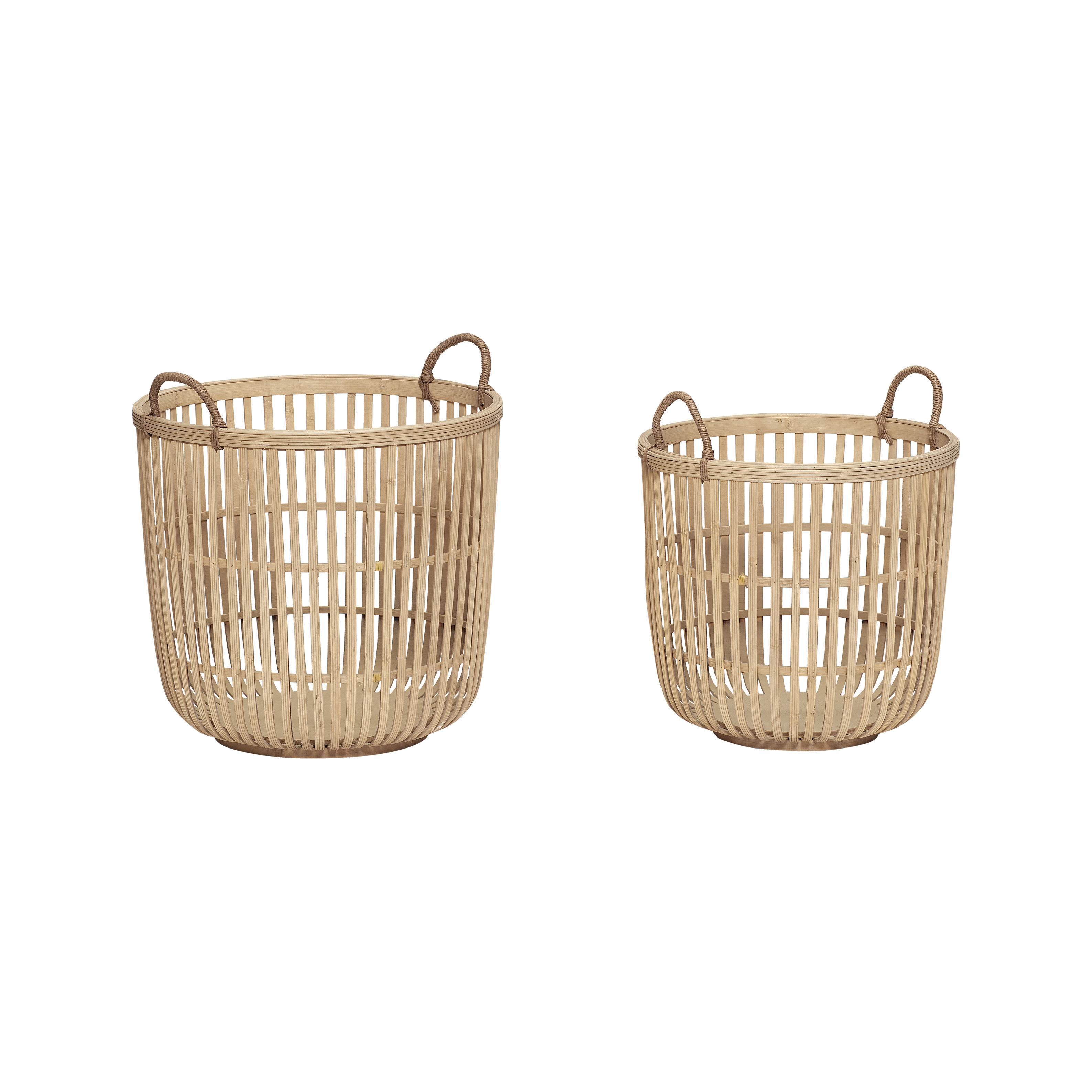 Hübsch - Hickory Korg 2-pack - Beige