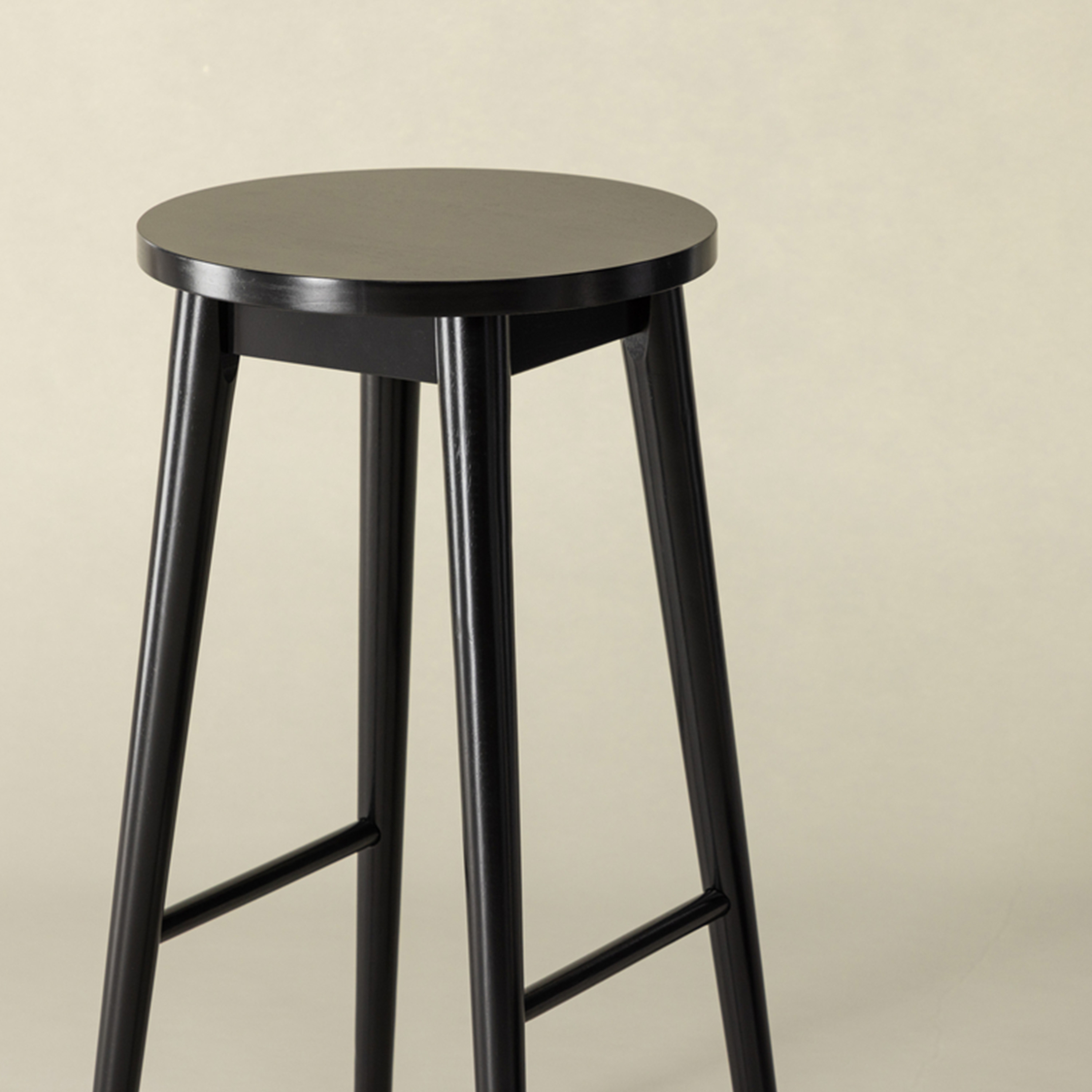 Vind Mollösand Barstol Svart 75cm