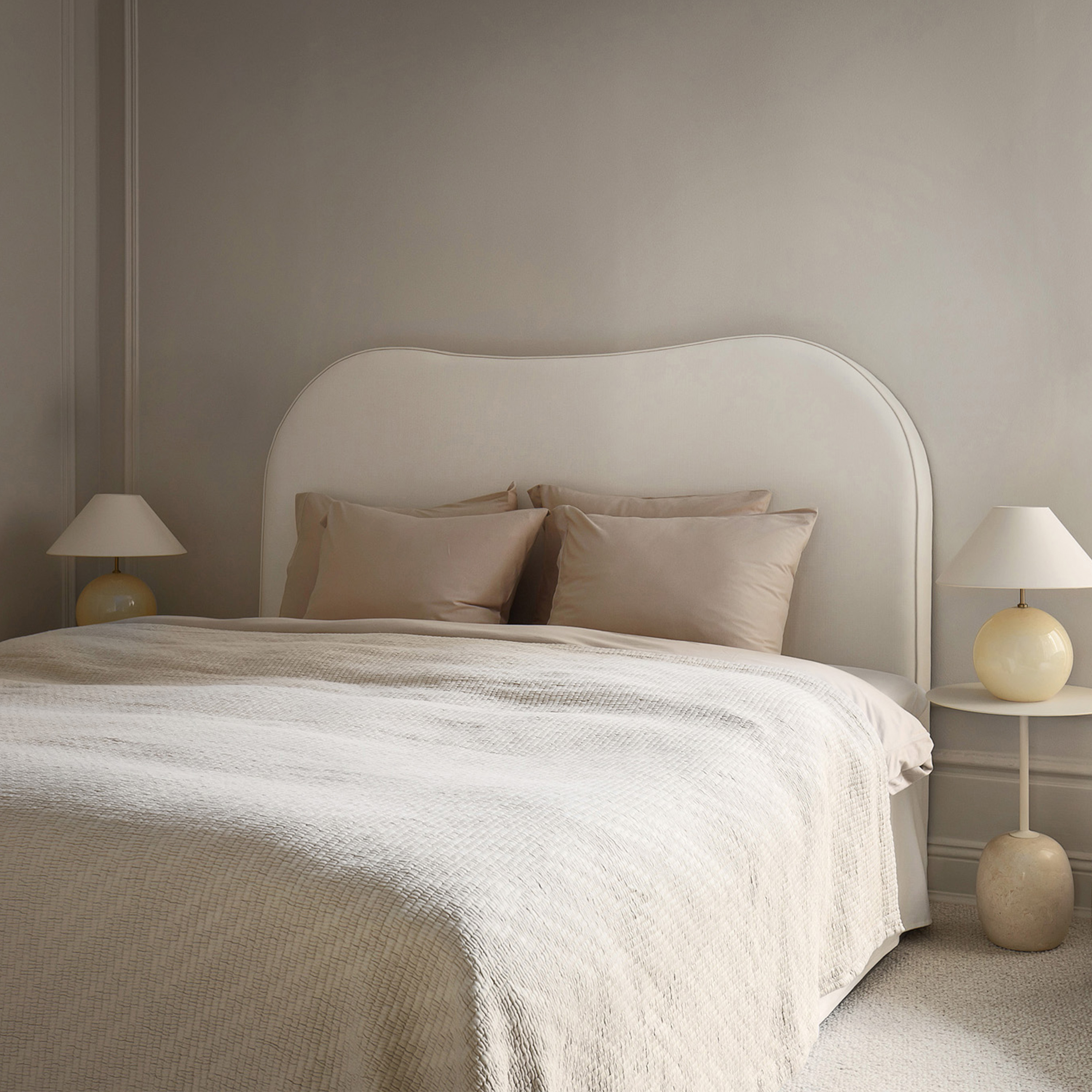 Tell me more Brick Överkast Sand 140x200