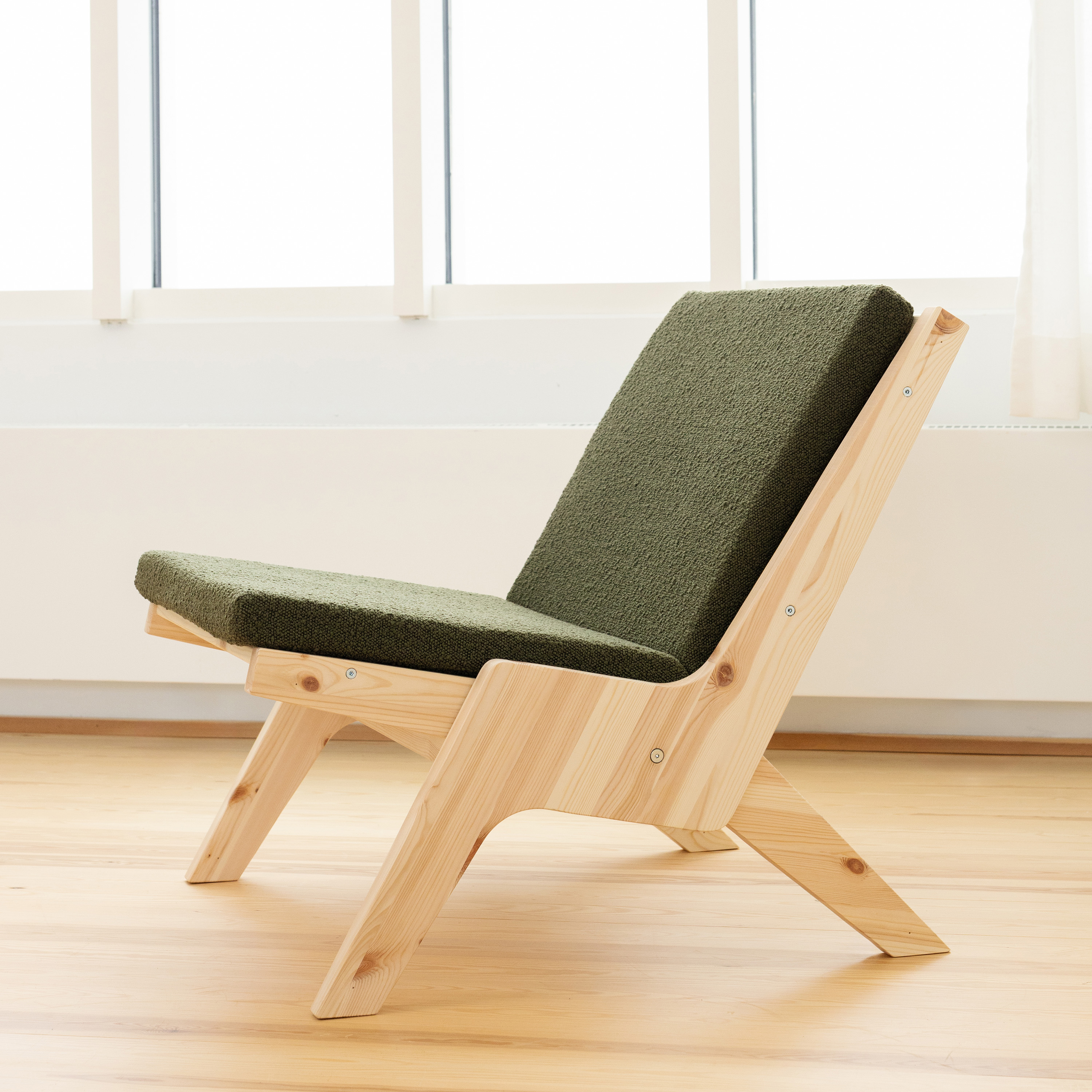 Karup Design Sway Lenestol Natur/Evergreen