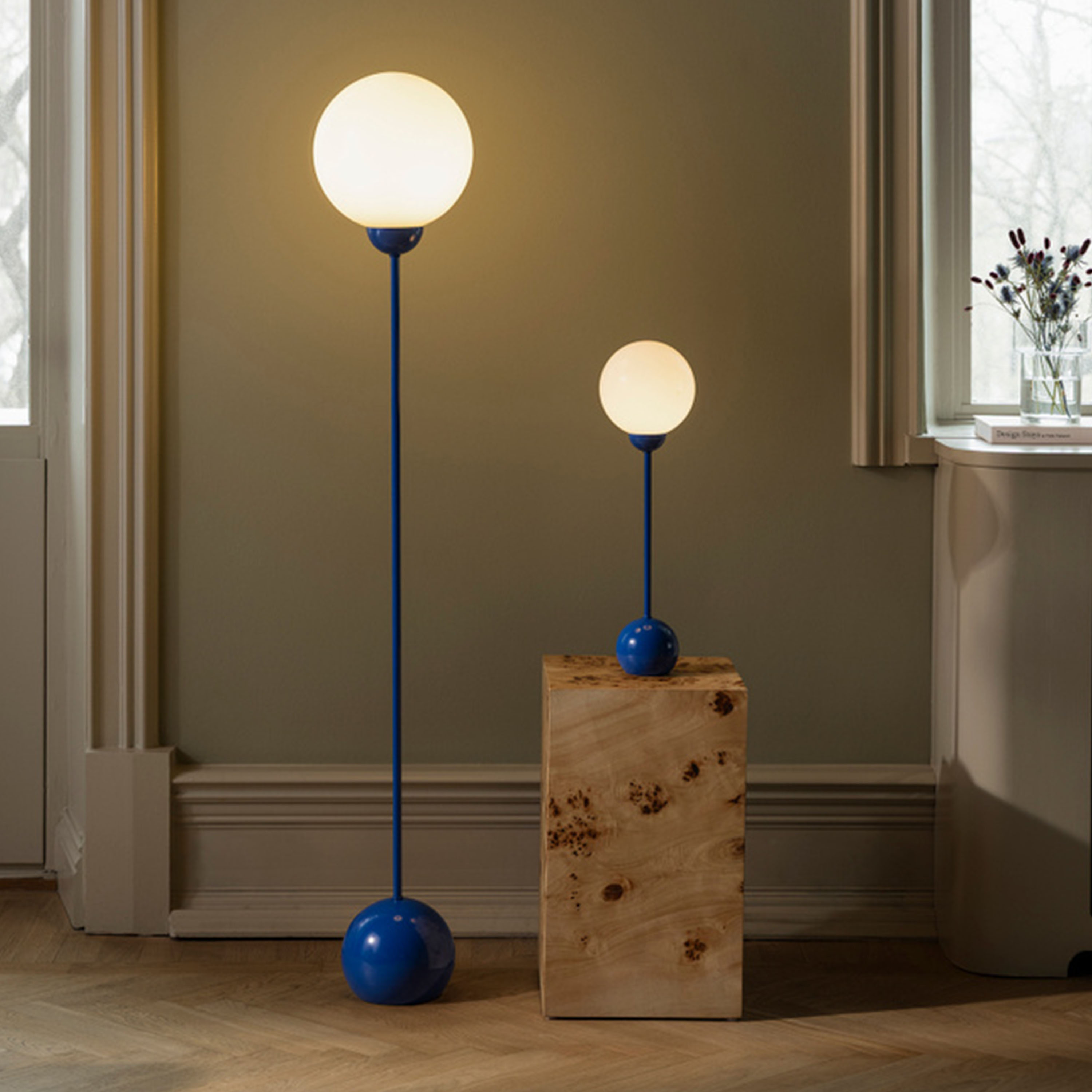 Globen Lighting Ripley Bordlampe Blå 52 cm