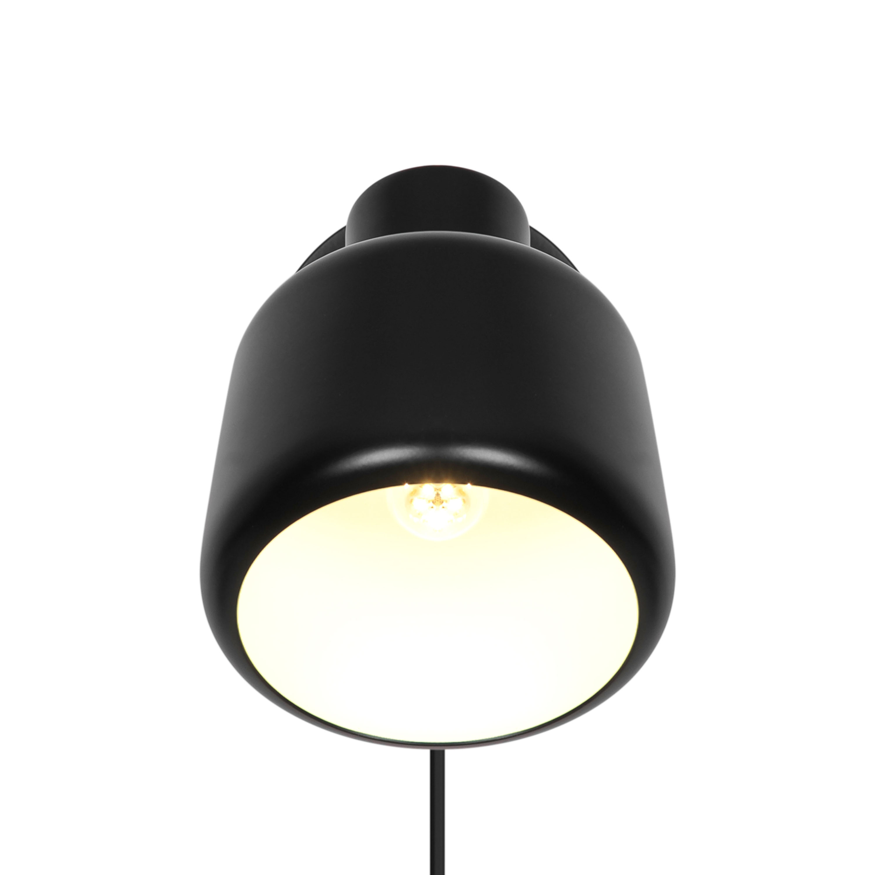 Nordlux Louella Vegglampe Svart 16cm