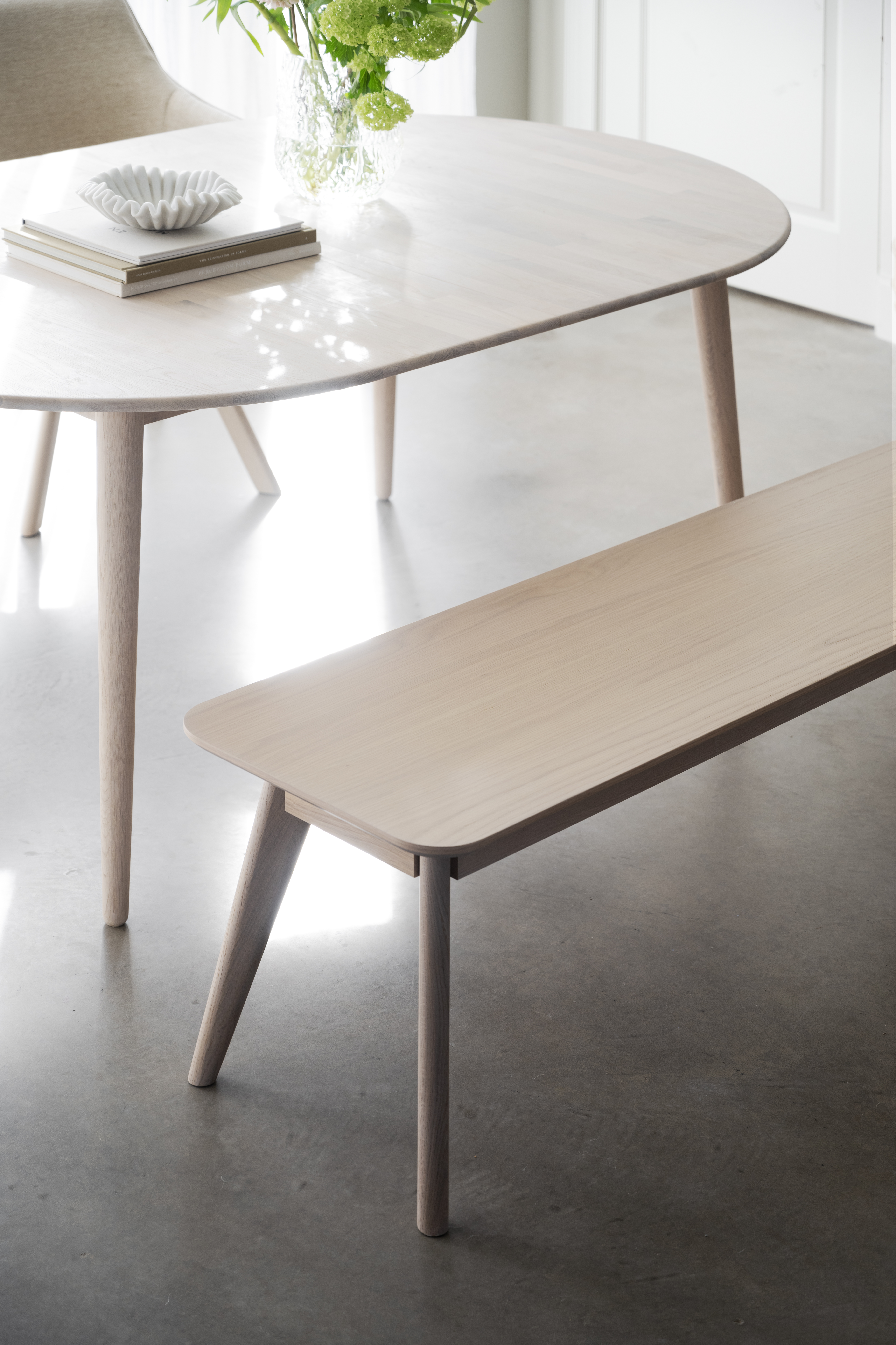 Rowico Home Yumi Sittbänk Vitpigmenterad 155cm