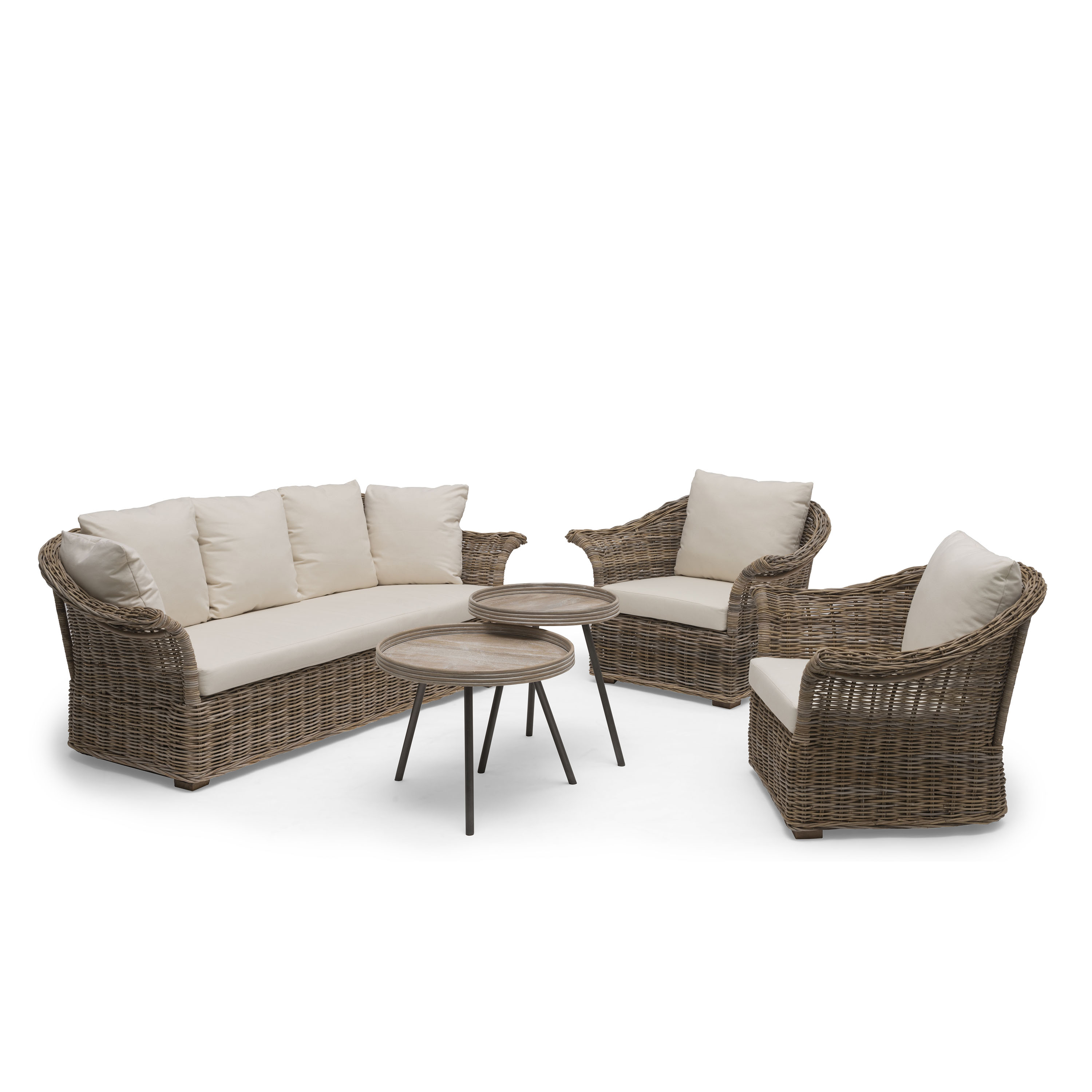 Hillerstorp Leicester Sidobord Mangoträ Ø50