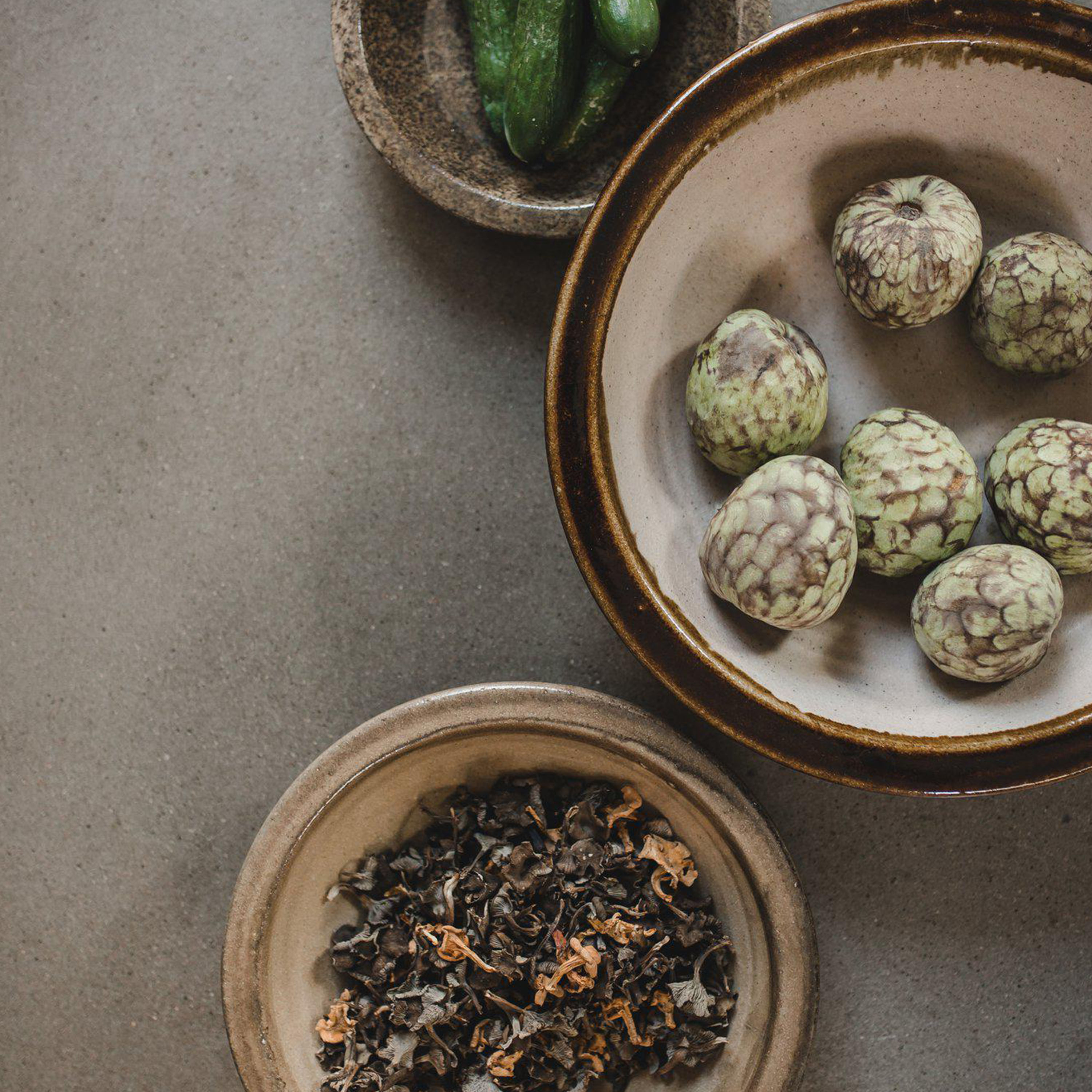 Jakobsdals Halo Skål Vit/brun