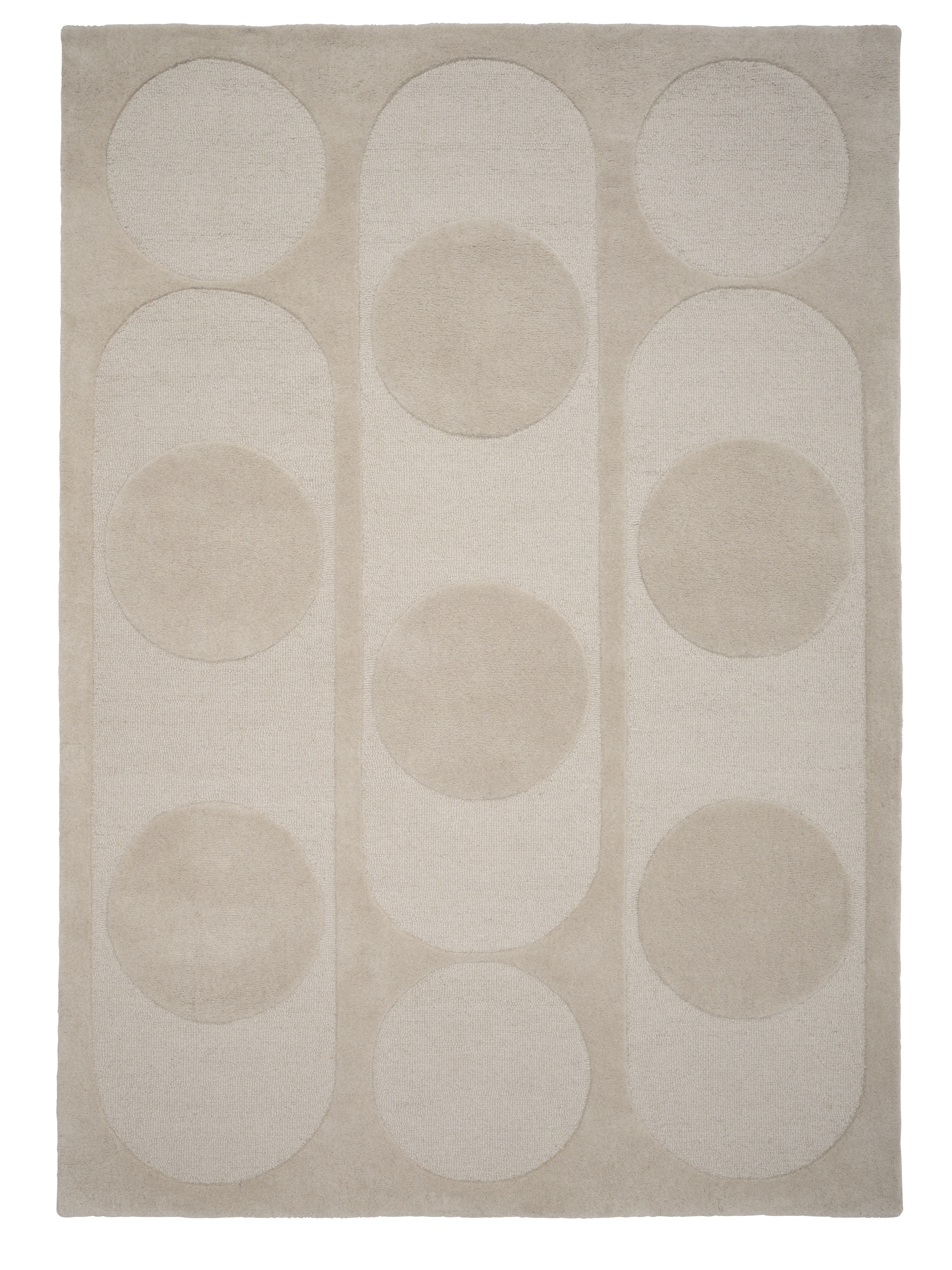Linie Design - Orb Alliance Ullmatta Chalk 170x240 - Beige