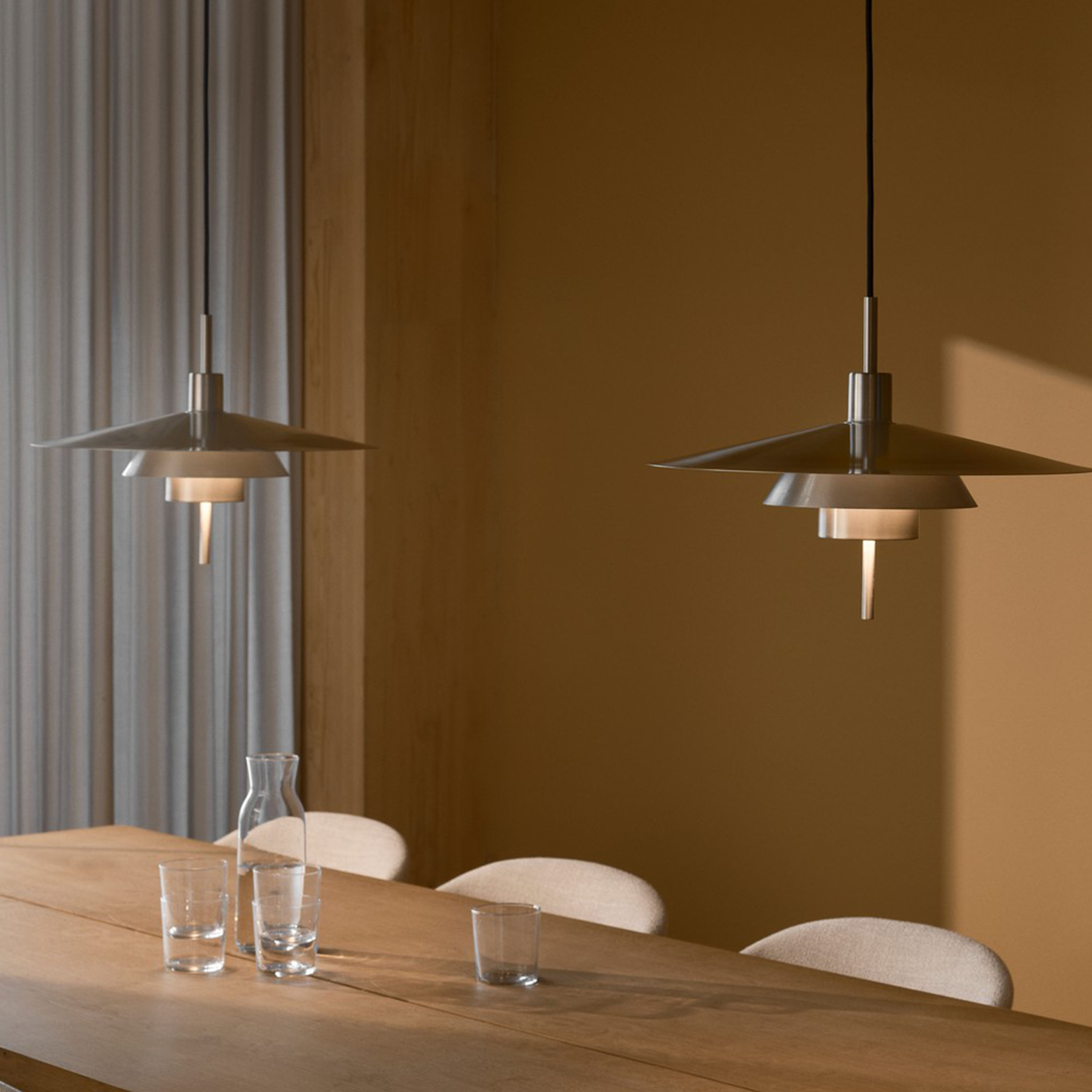 Design For The People Latika Taklampa Borstat Krom Ø45