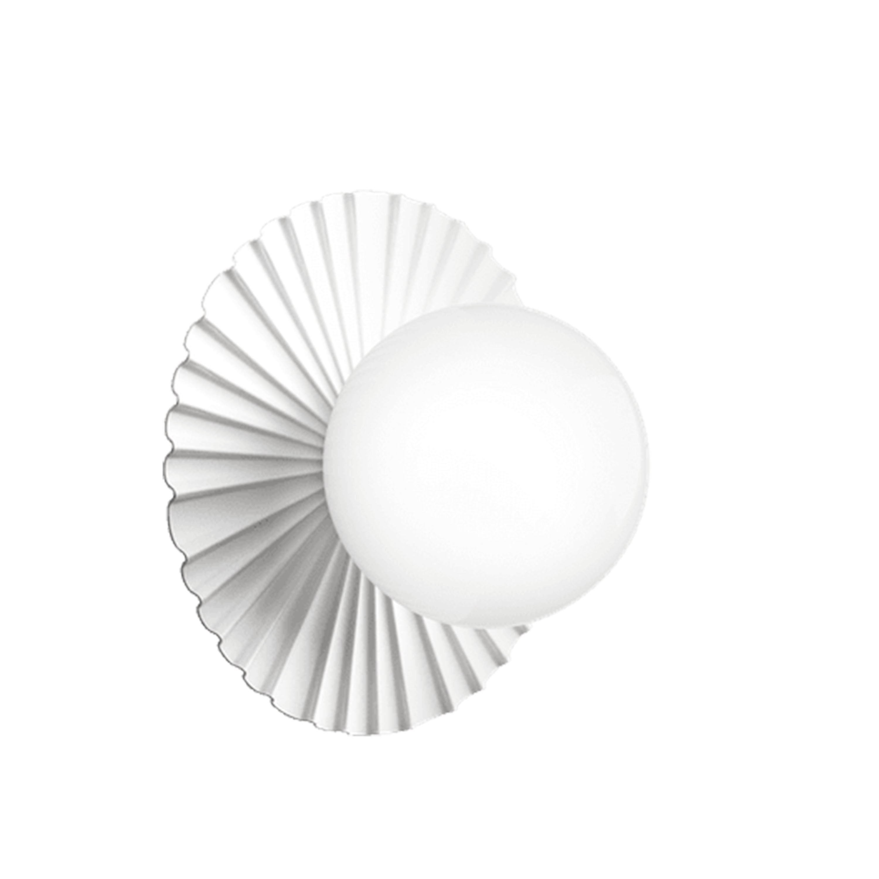Liila Muuse Vägg/Taklampa White/Opal Ø20
