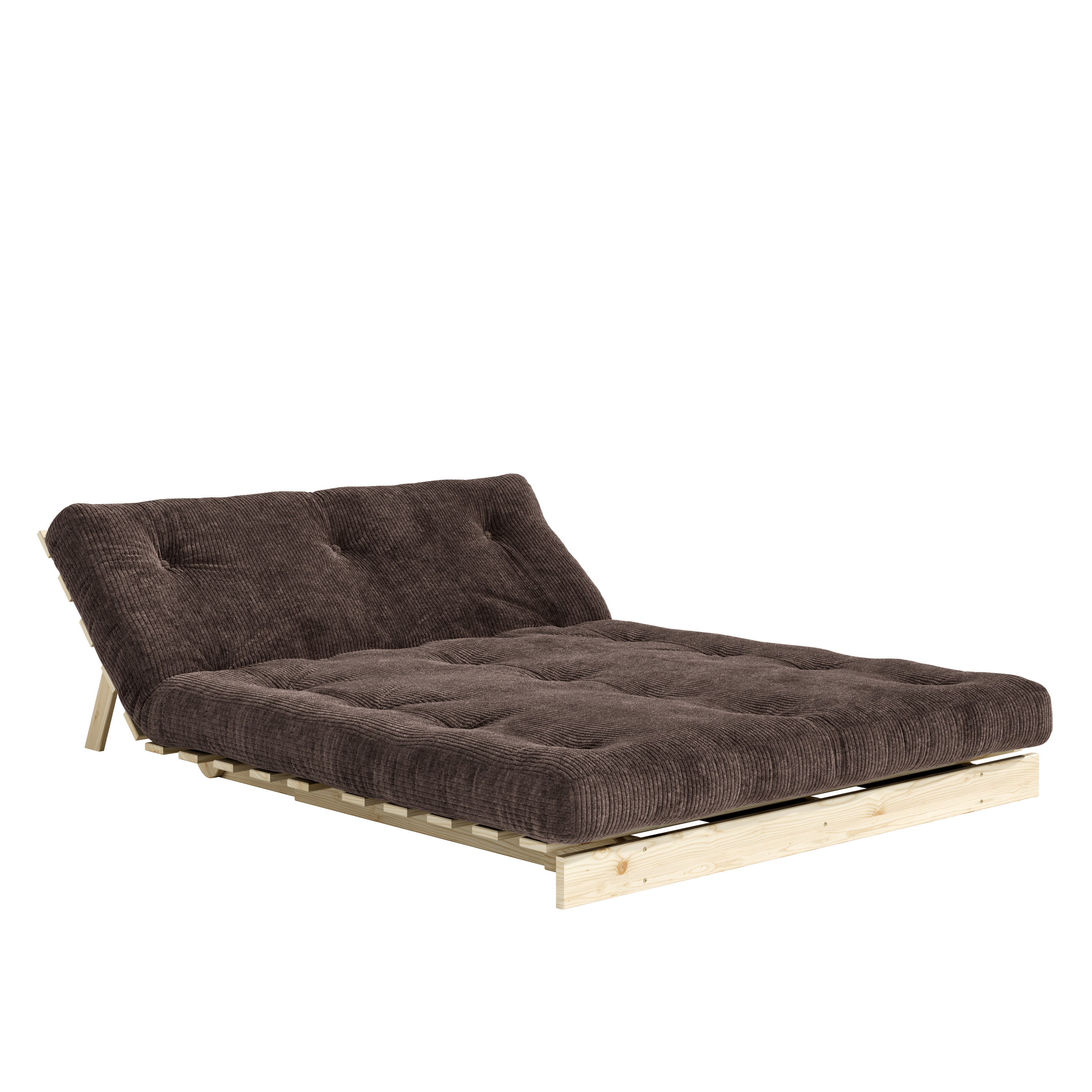 Karup Design Roots Sovesofa Raw/Dark Cocoa 140cm