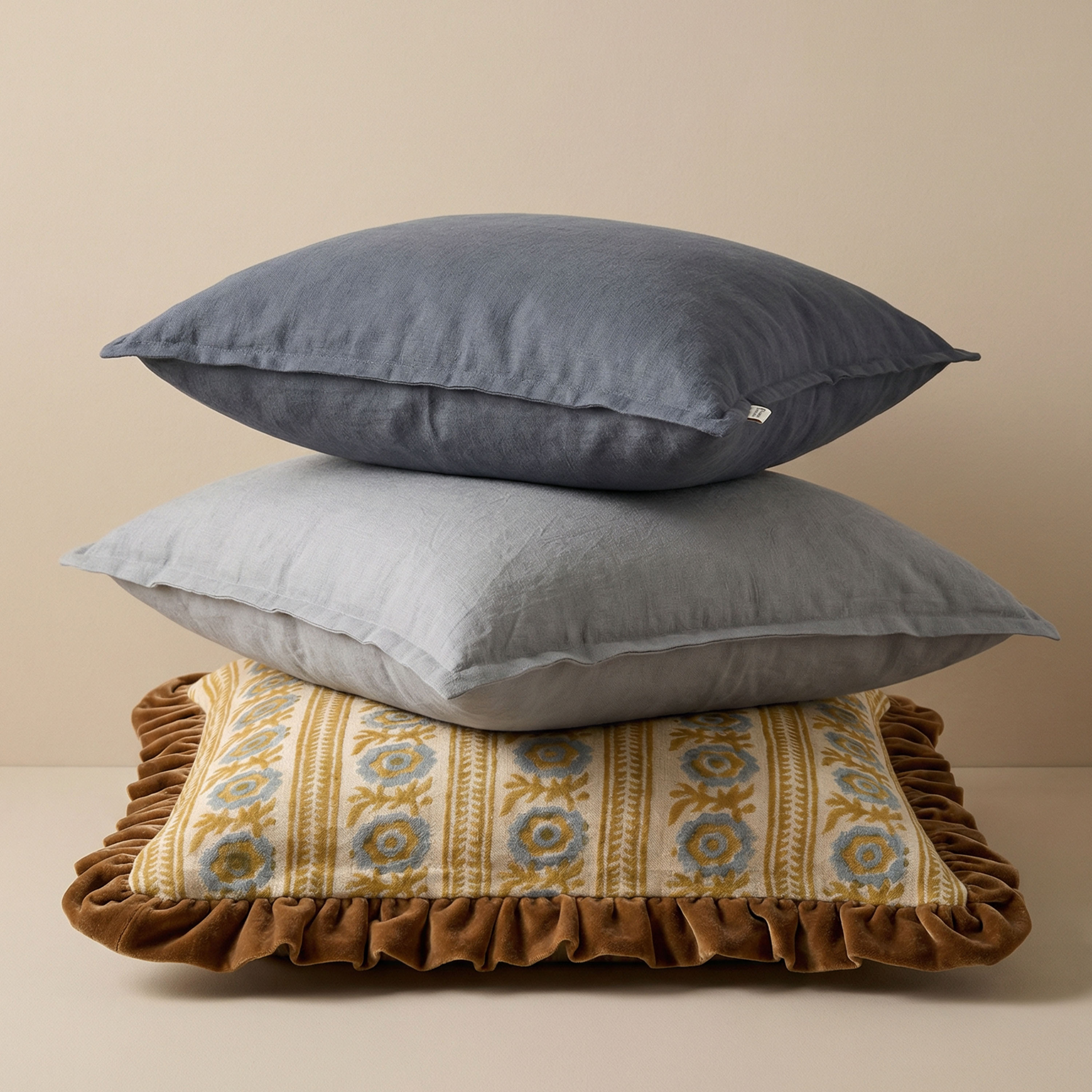 Classic Collection Classic Linen Putetrekk Dove Blue 50x50