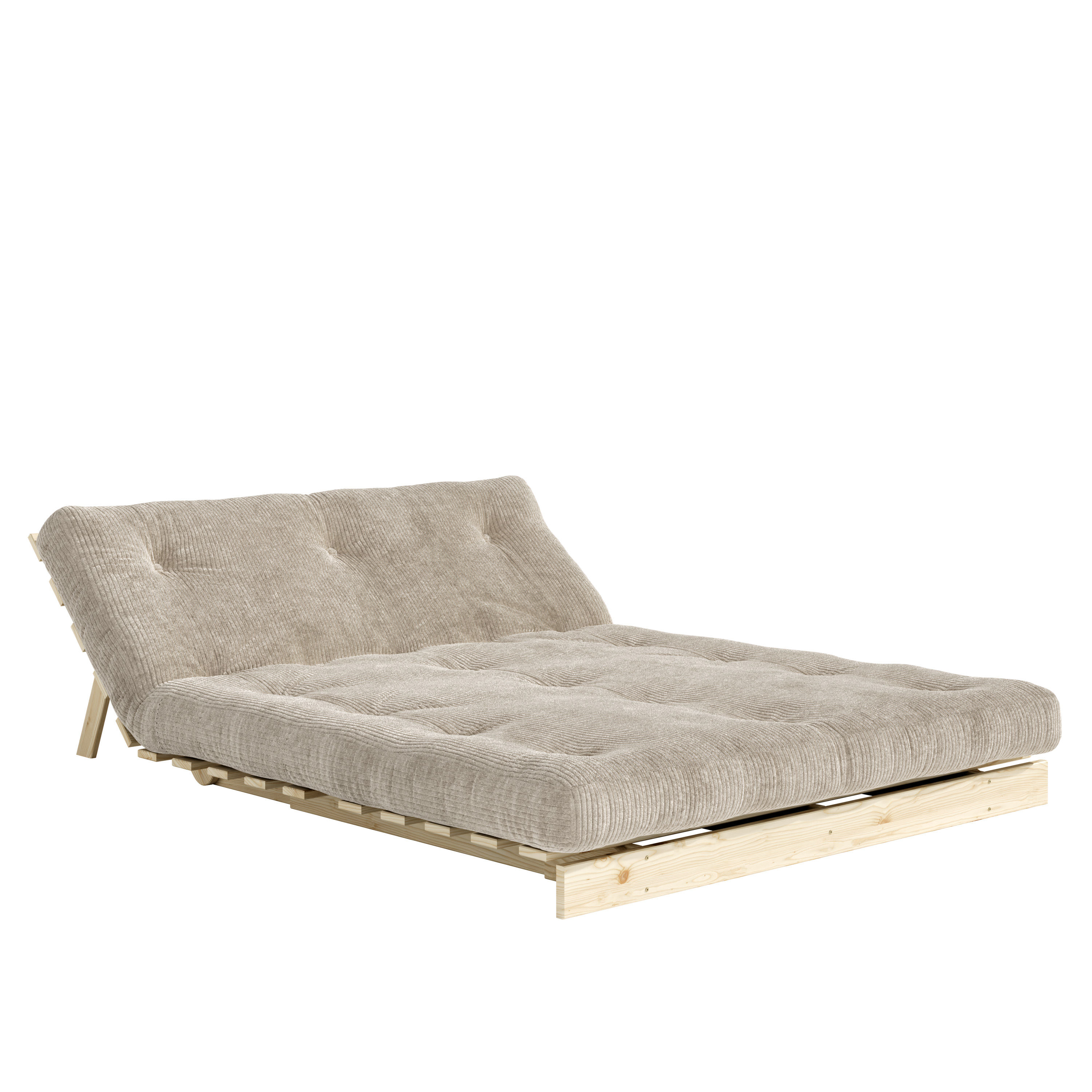 Karup Design Roots Sovesofa Raw/Soft Cream 140cm